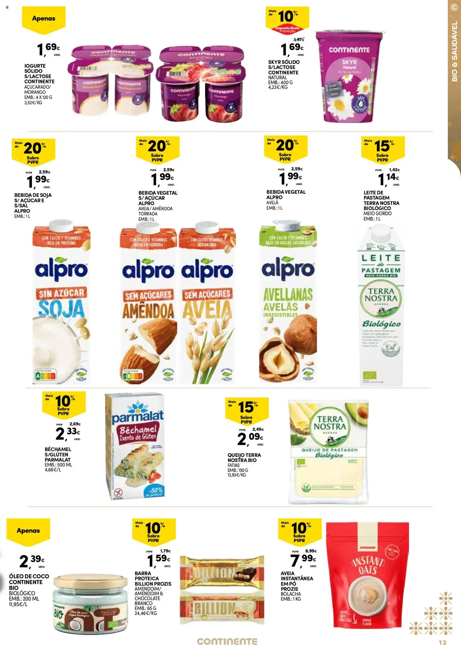 Continente - Açores: Fim de Ano │ válido de 26.12.2025 | Página: 13 | Produtos: Avelãs, Pó, Cálcio, Bebida