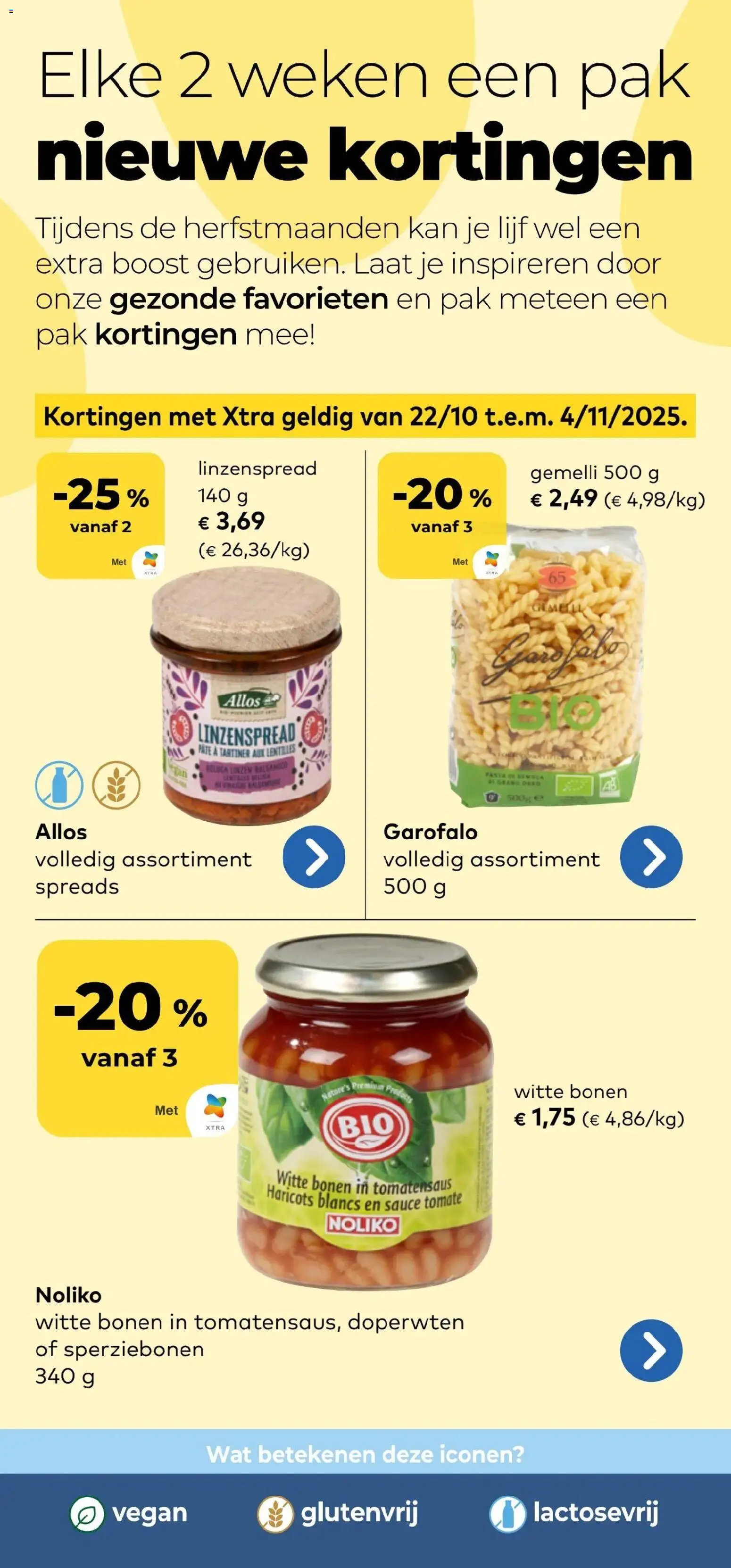 {H1} | Pagina: 7 | Producten: Pasta, Boost, Kan, Een pak