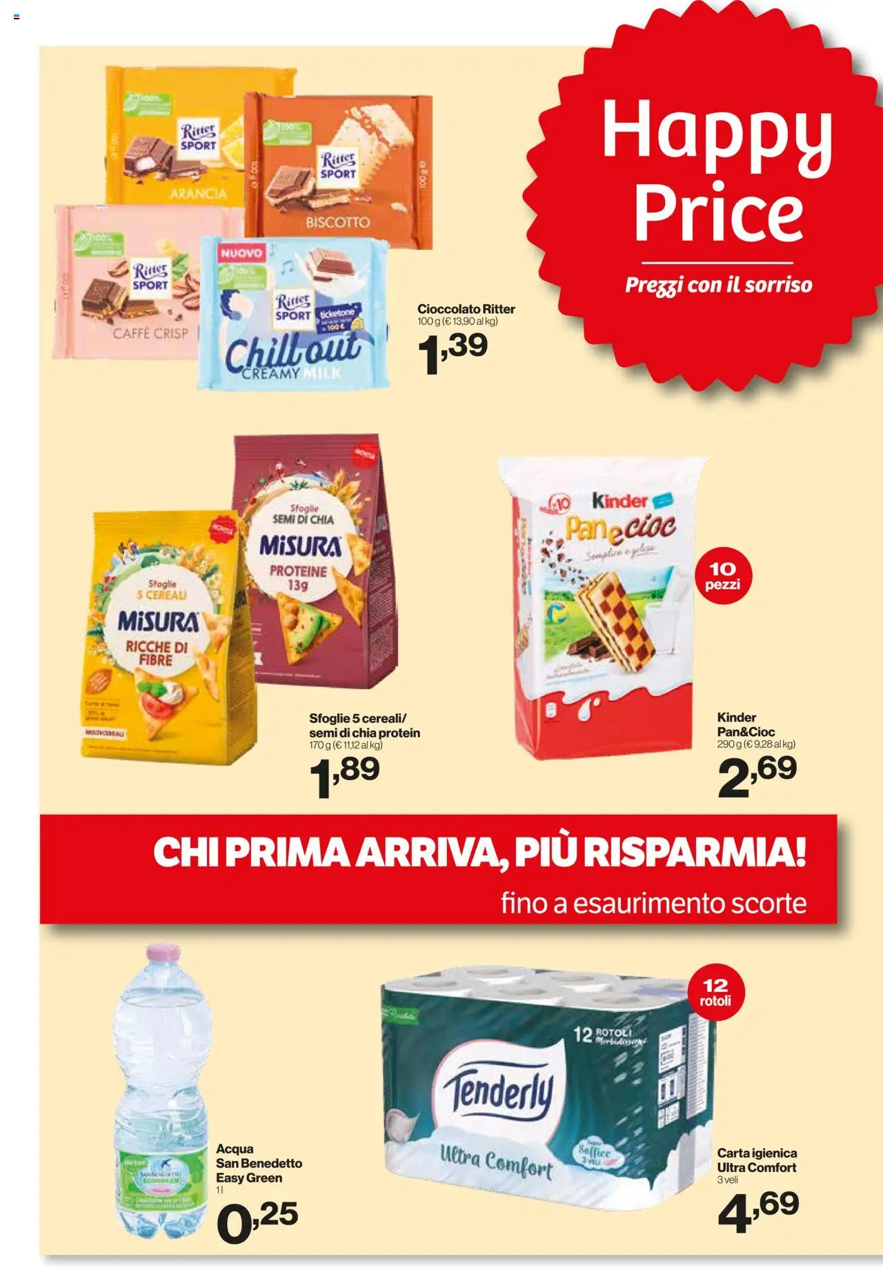 Volantino IN's del 24.09.2025 | Pagina: 17 | Prodotti: Carta igienica, Cioccolato, Acqua, Arancia