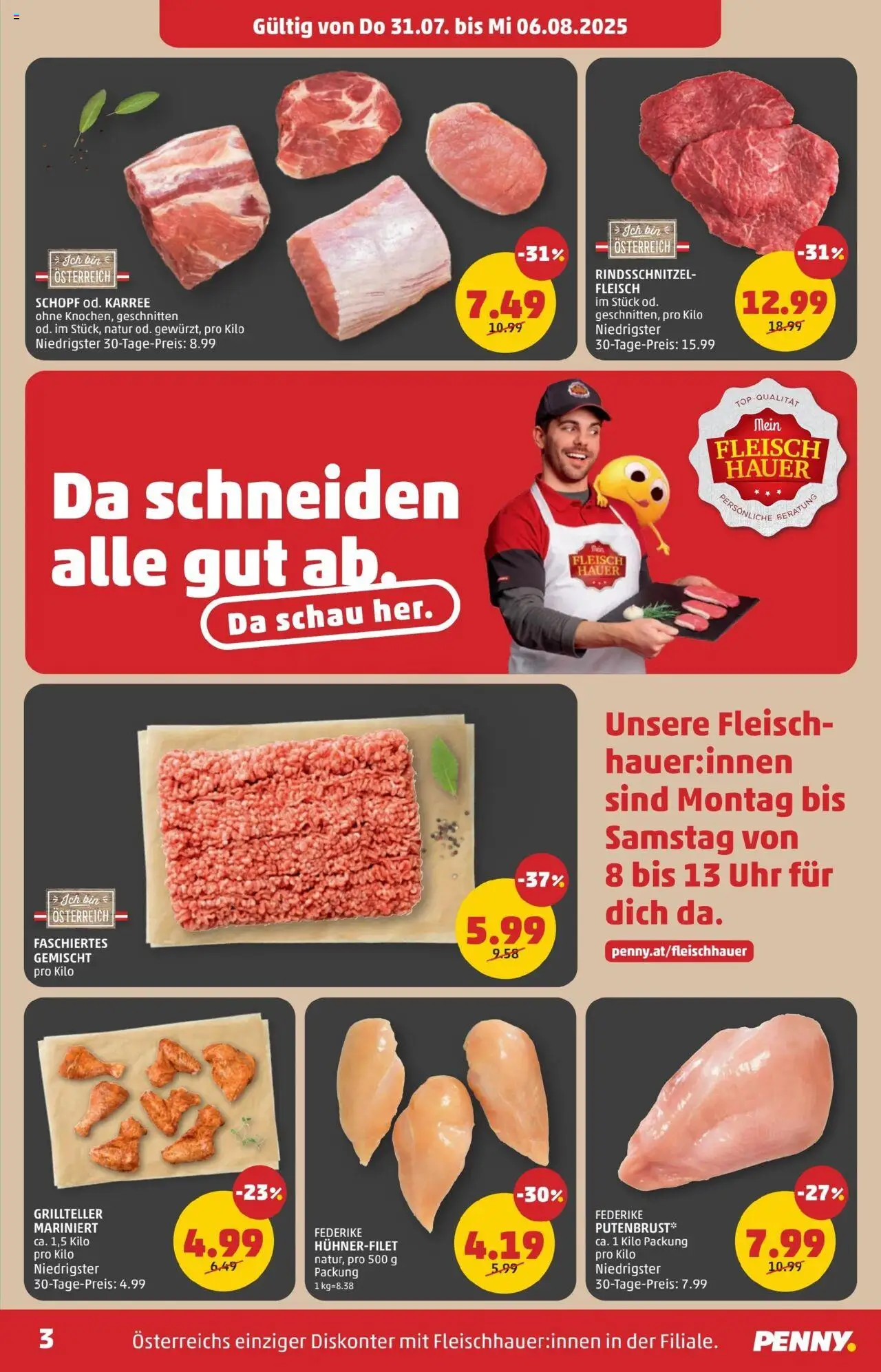 Penny Markt - Eröffnung in 1120 Wien gültig ab 31.07.2025 | Seite: 3 | Produkte: Uhr