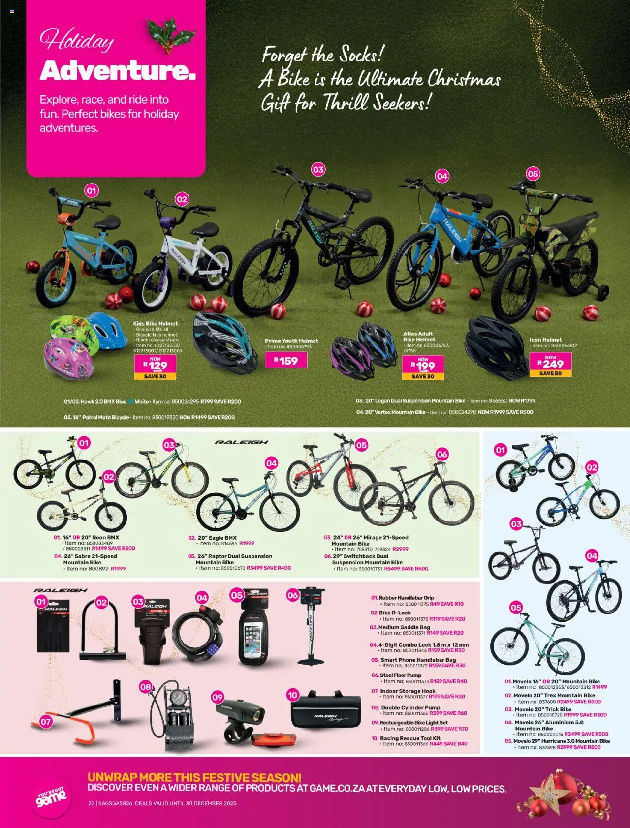New Game catalogue – valid from 20.10.2025 | Page: 22 | Products: Phone, Bag, Lock, Light