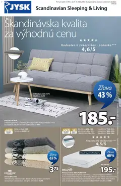 JYSK leták platný od 18.02.2026