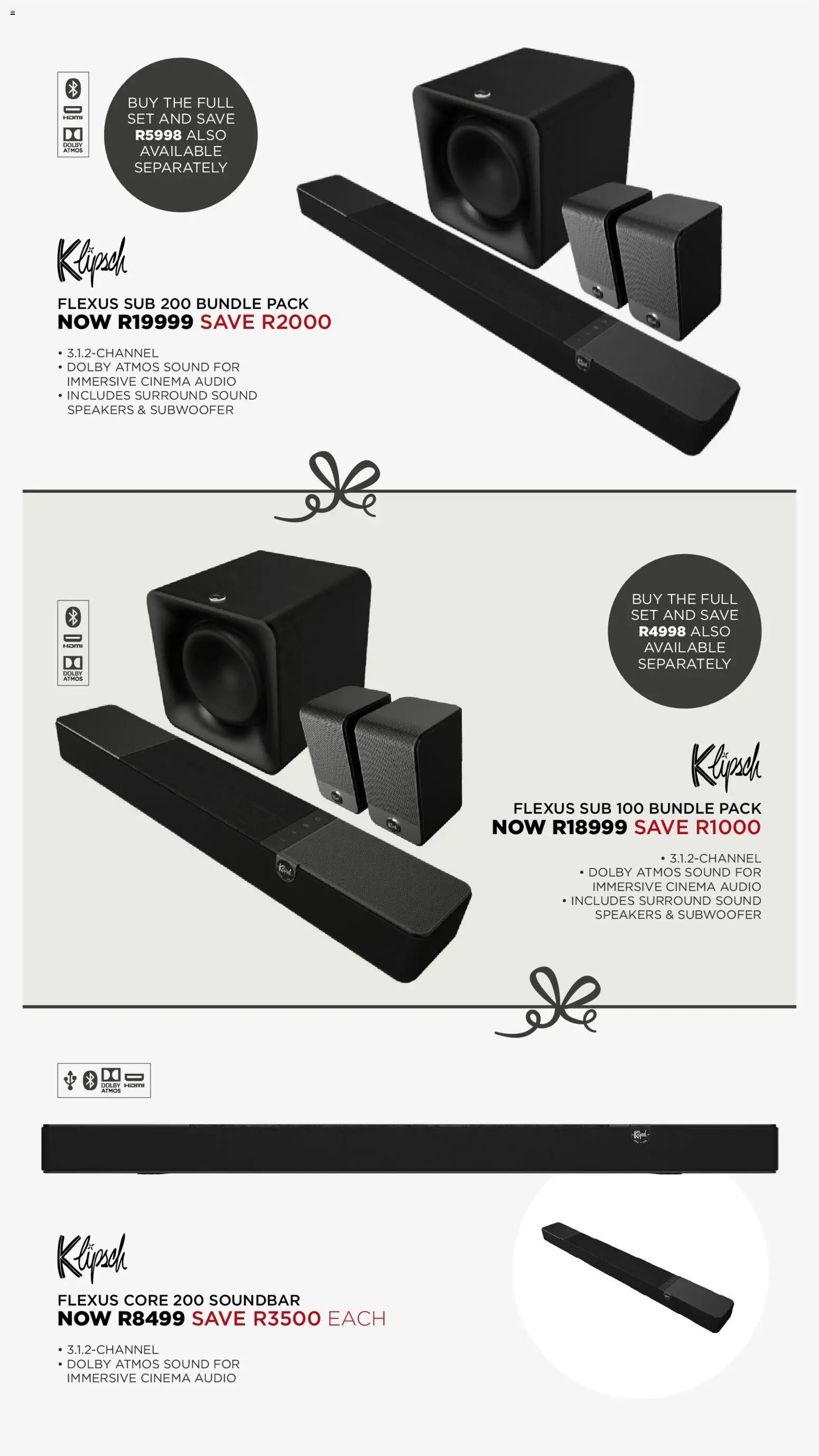 New House and Home catalogue – valid from 01.12.2025 | Page: 5 | Products: Audio, Soundbar, Subwoofer