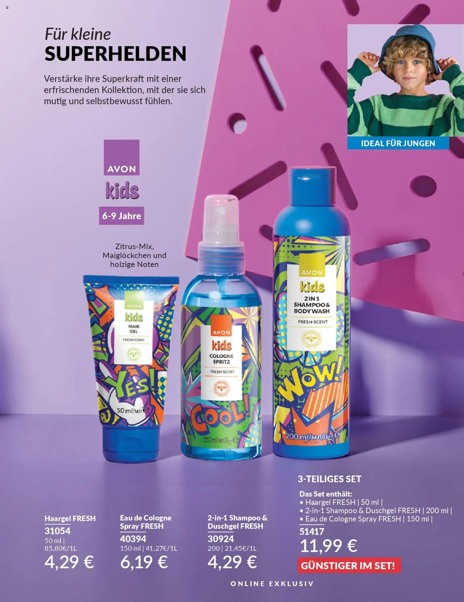 AVON Katalog März 2026 – gültig ab 01.03.2026 | Seite: 205 | Produkte: Shampoo, Duschgel, Eau de Cologne