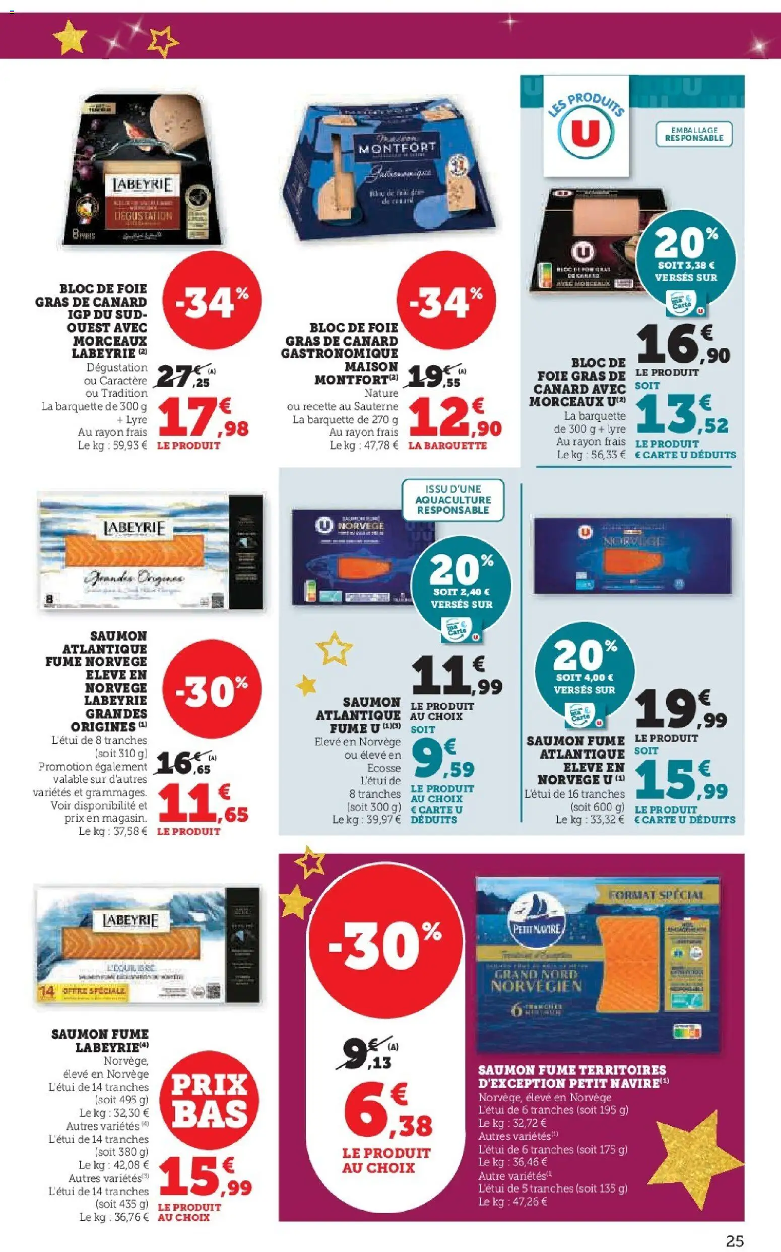 {H1} | Page: 25 | Produits: Saumon fumé, Saumon