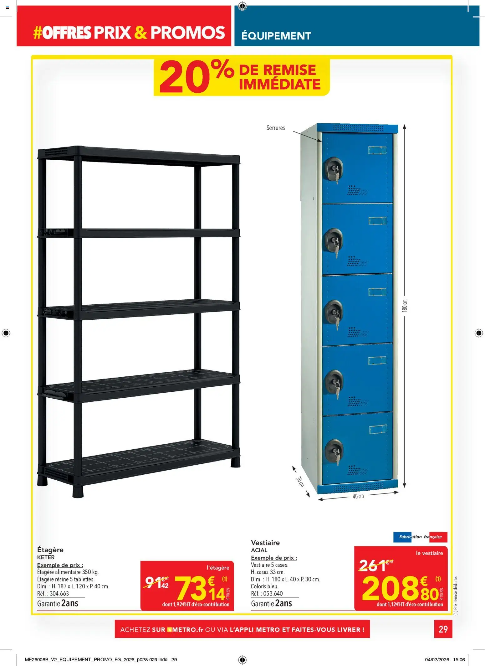 {H1} | Page: 29 | Produits: Étagère