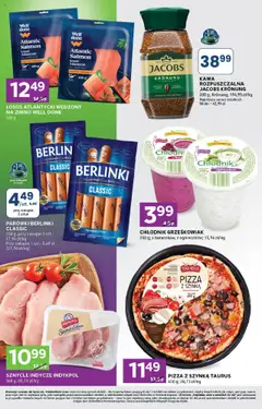 Stokrotka Gazetka - Express od 17.07.2025 | Strona: 4 | Produkty: Parówki, Por, Łosoś, Pizza