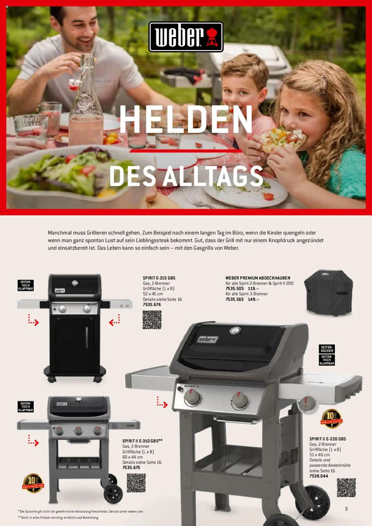 DO IT+GARDEN MIGROS Aktionen Grill  ab 26.02.2024 | Seite: 3 | Produkte: Tisch, Kocher, Grill