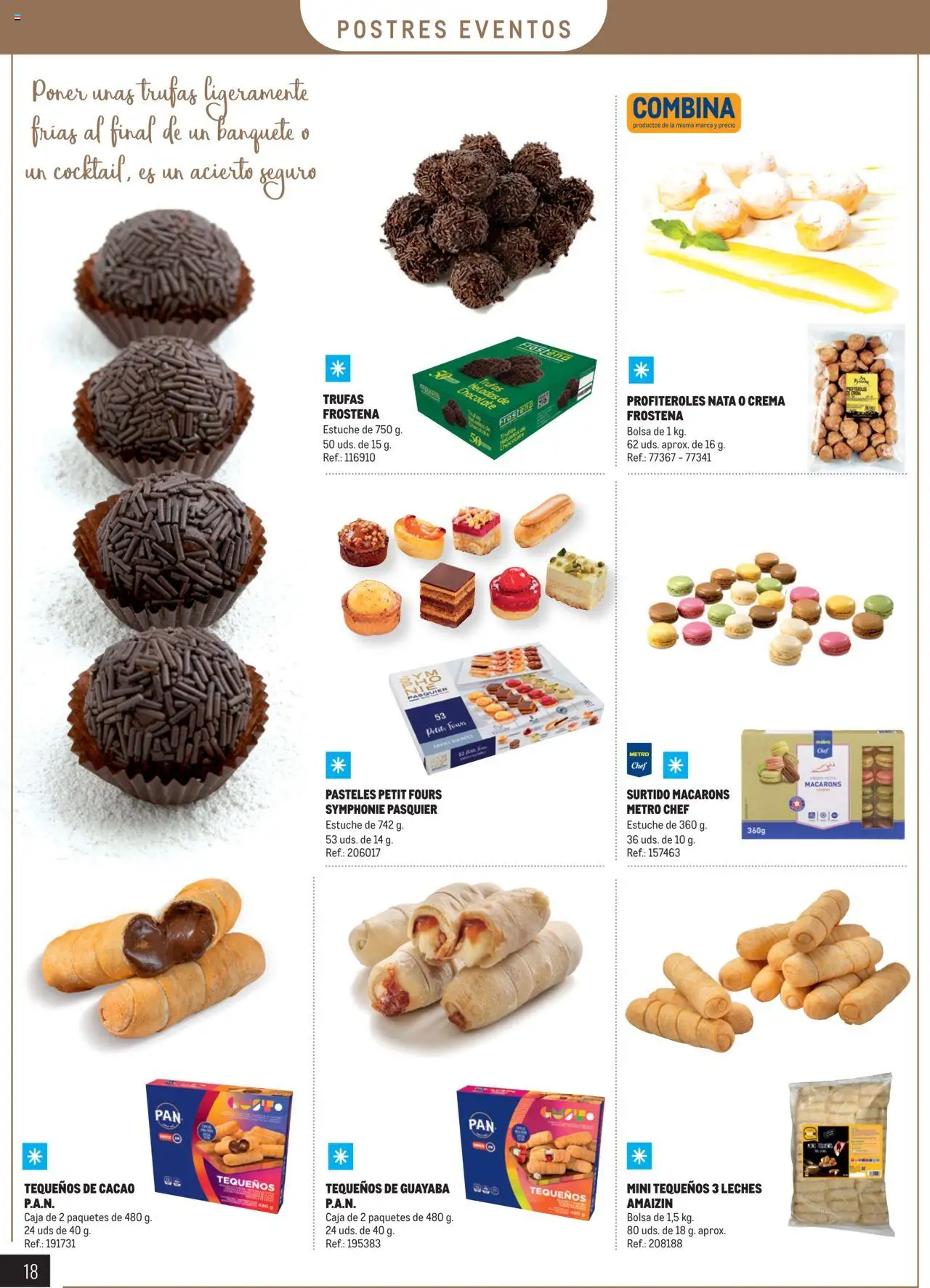 Makro - Especial Postres │ válido desde el 04.03.2025 | Página: 18 | Productos: Chocolate, Crema, Bolsa, Caja