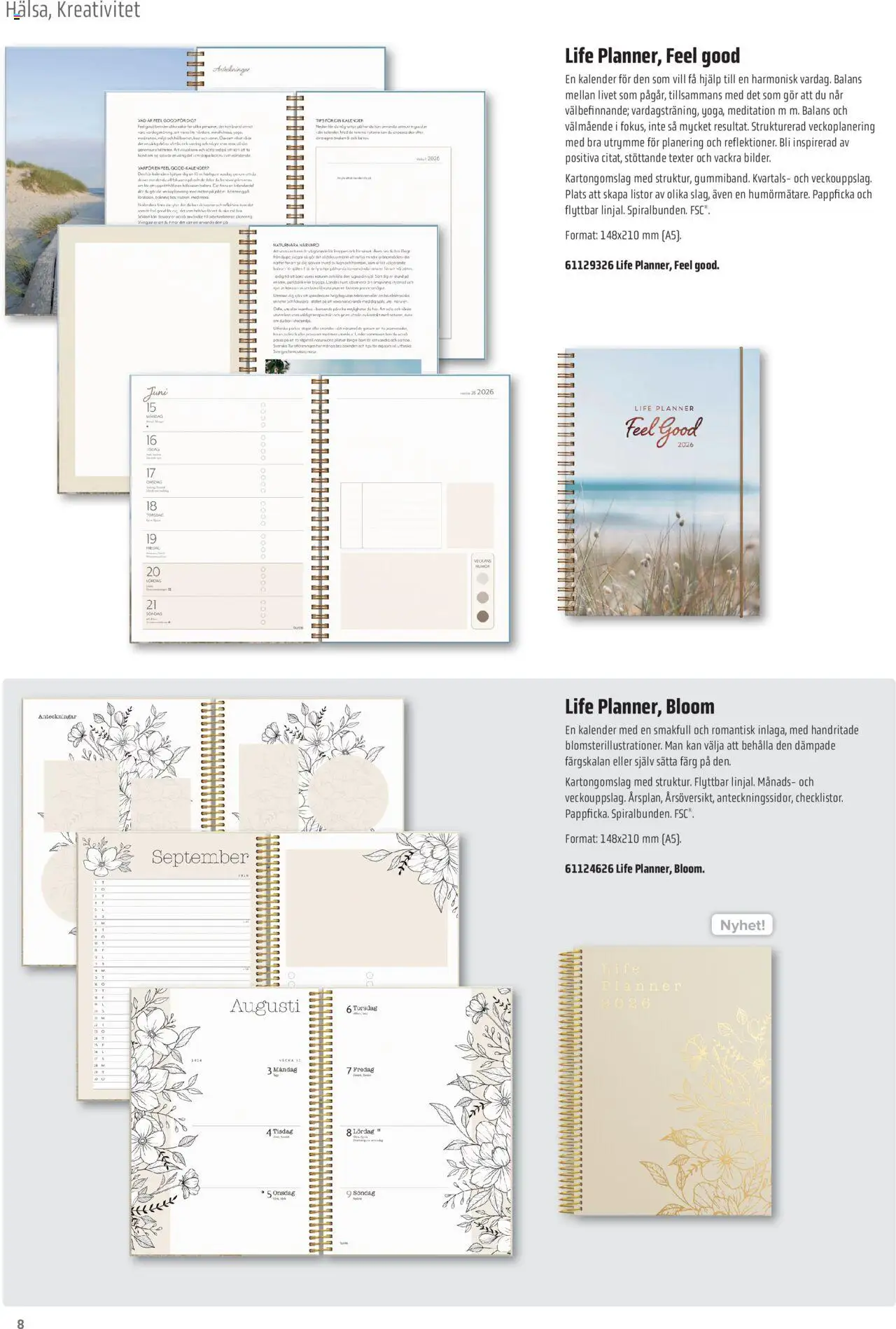 Office Depot reklamblad aktuell från 08.09.2025 | Sida: 8 | Produkter: Mango, Kalender