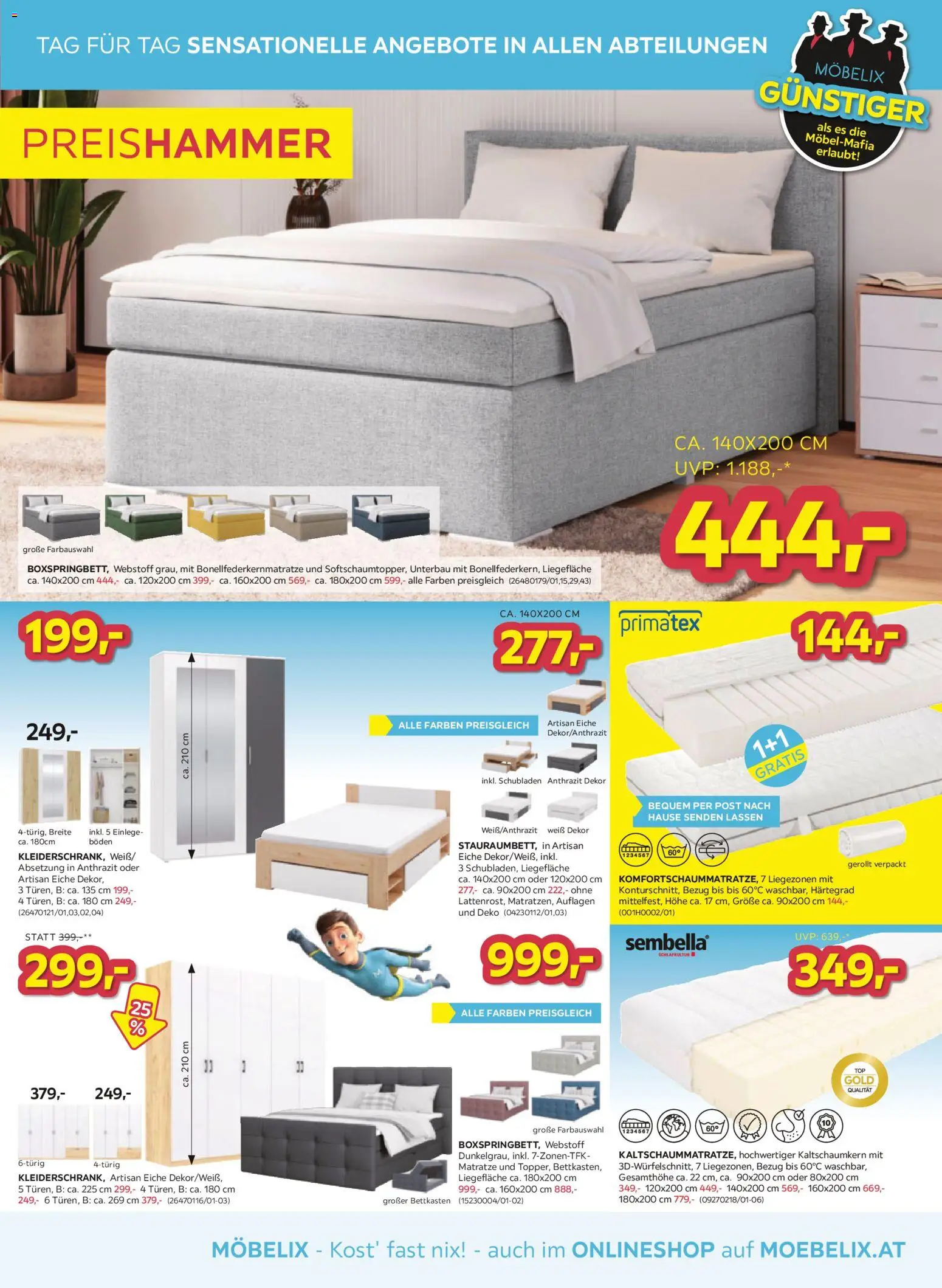 Möbelix Angebote gültig ab 27.04.2026 | Seite: 5 | Produkte: Matratze