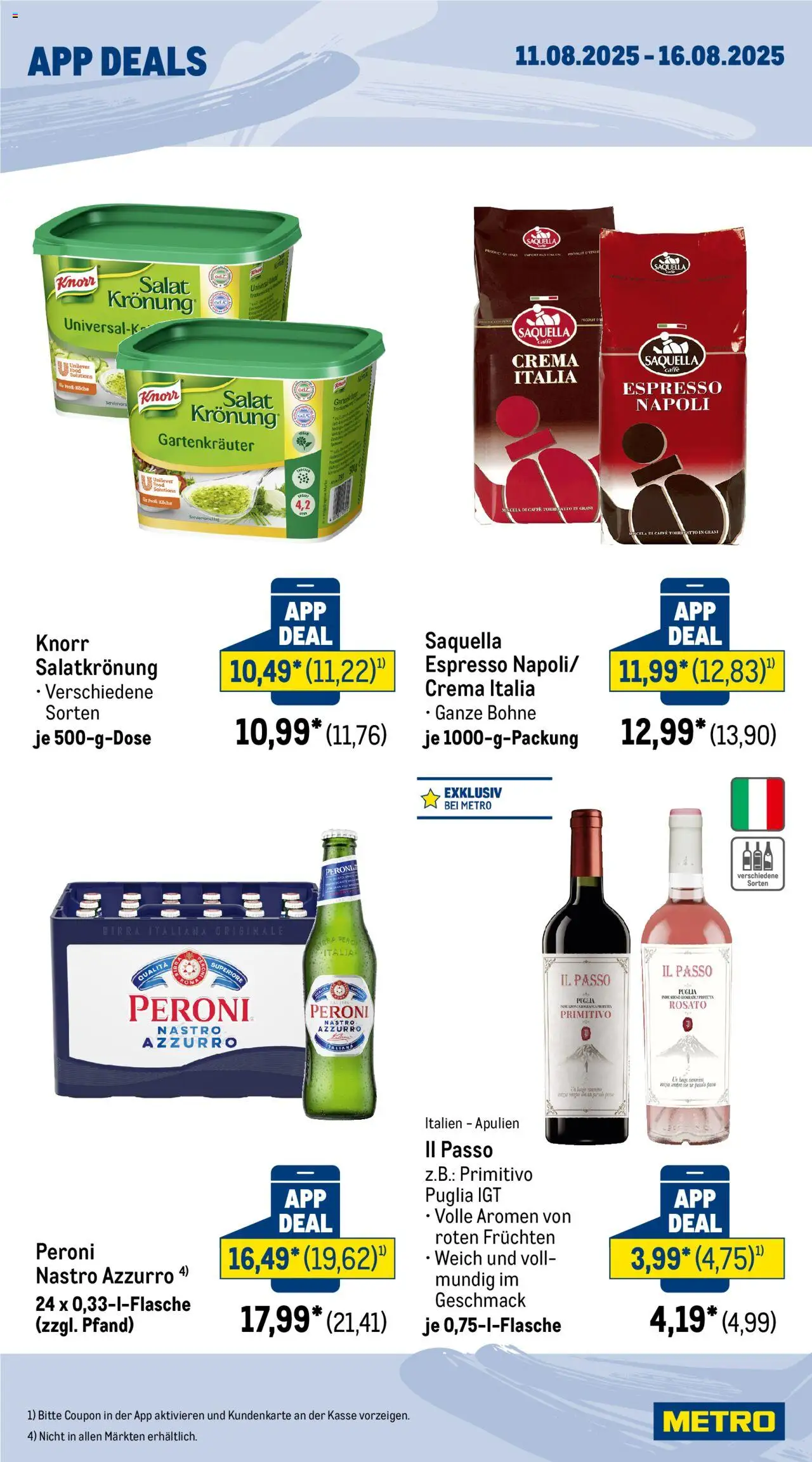 Metro App Deals - gültig ab dem 11.08.2025 | Seite: 2 | Produkte: Knorr, Salat