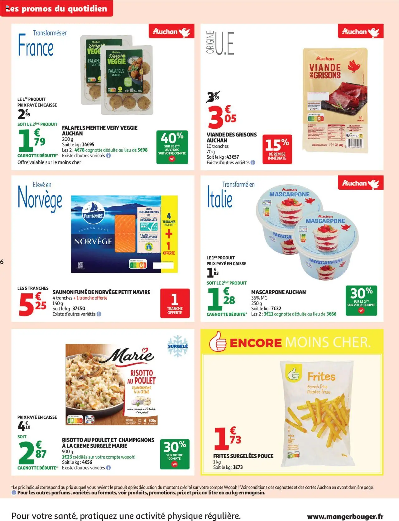  | Page: 6 | Produits: Menthe, Viande, Mascarpone, Saumon