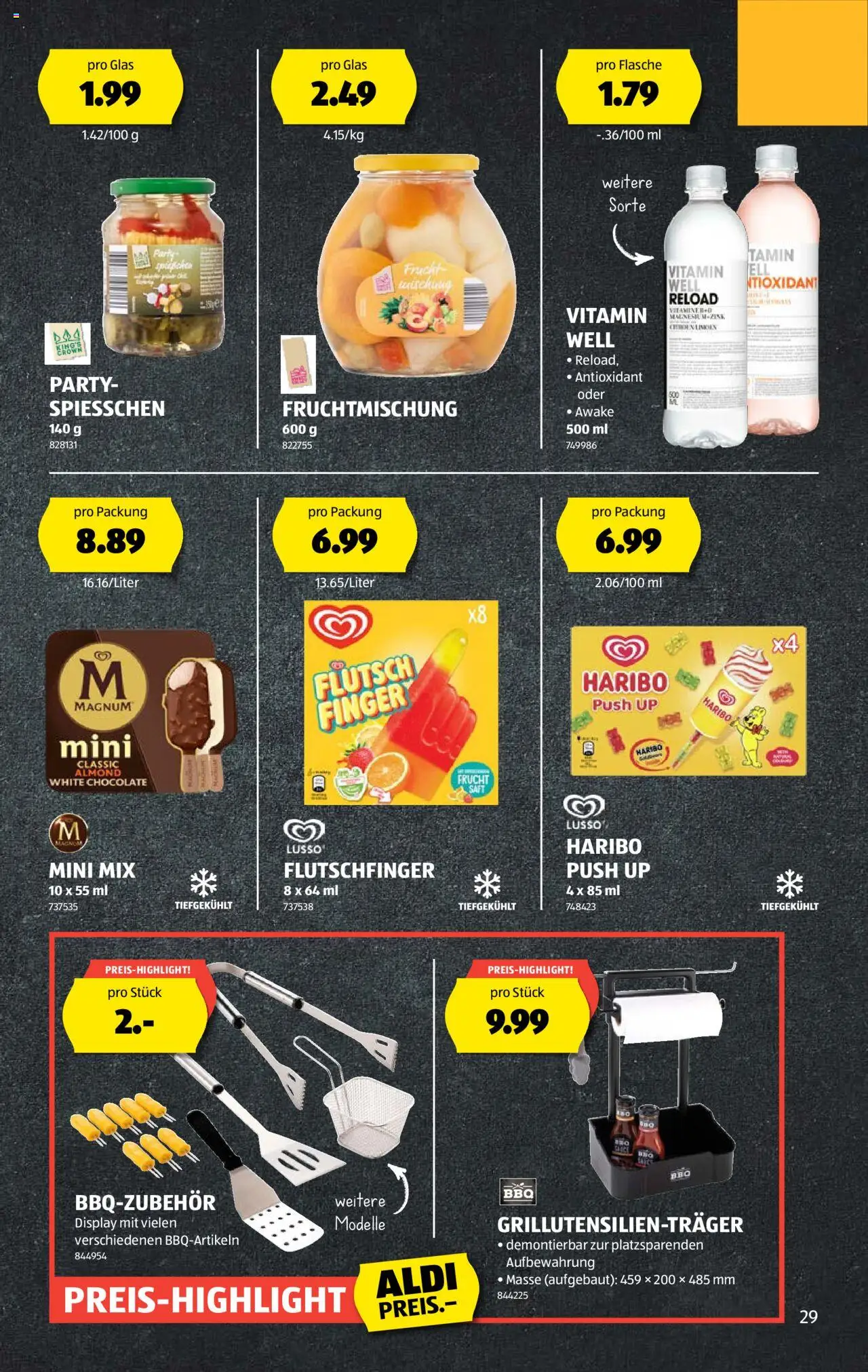 Aldi Aktionen ab 07.08.2025 | Seite: 29 | Produkte: En Kommode, Saft