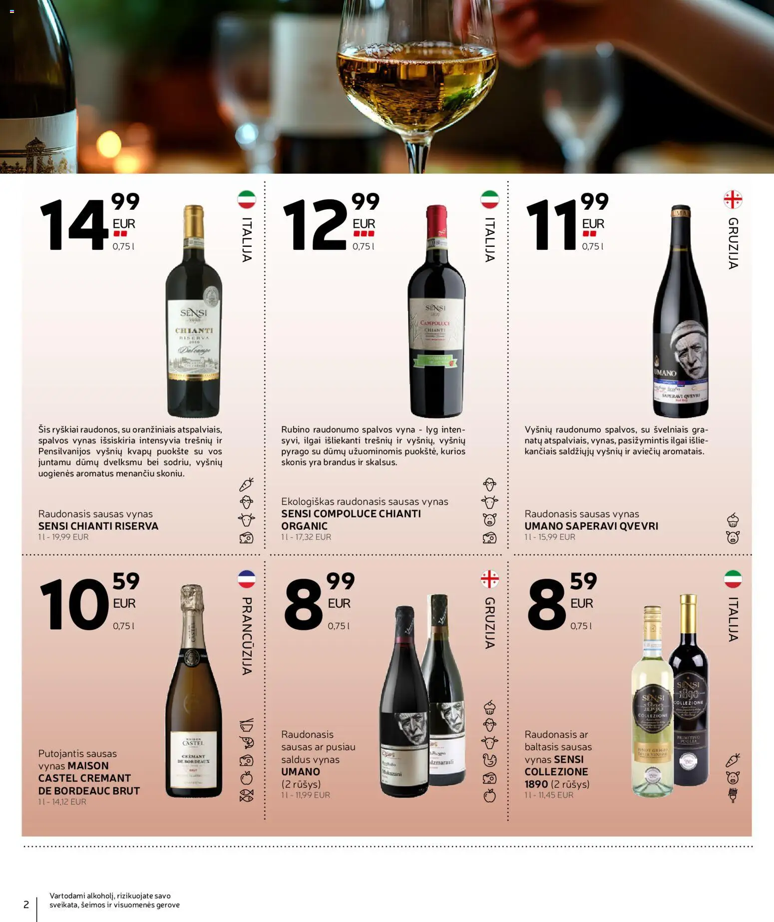 Rimi akcijos nuo 17.02.2026 | Puslapis: 2 | Prekių: Vynas