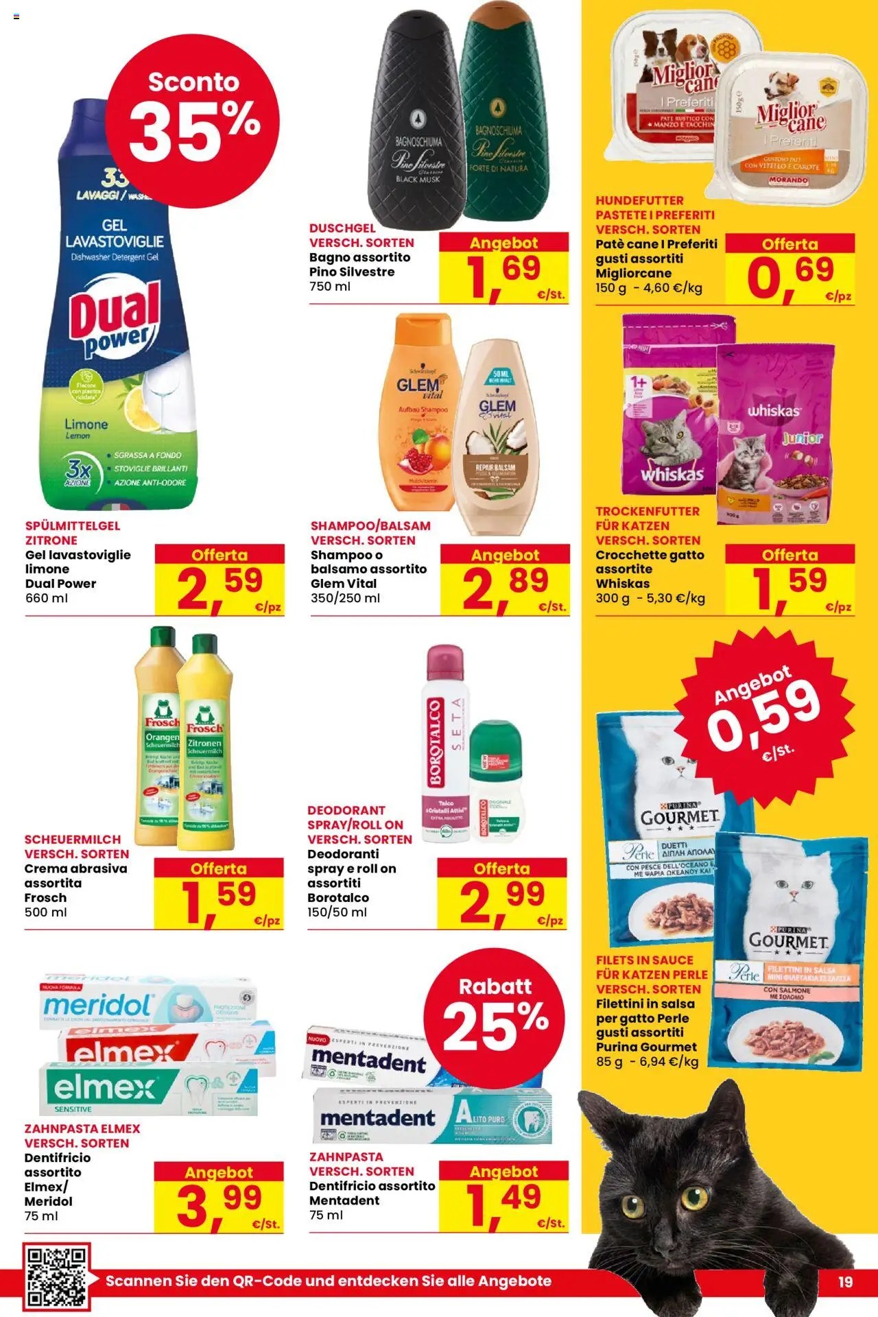 Volantino Despar del 16.10.2025 | Pagina: 19 | Prodotti: Bagnoschiuma, Salsa, Limone, Vitello