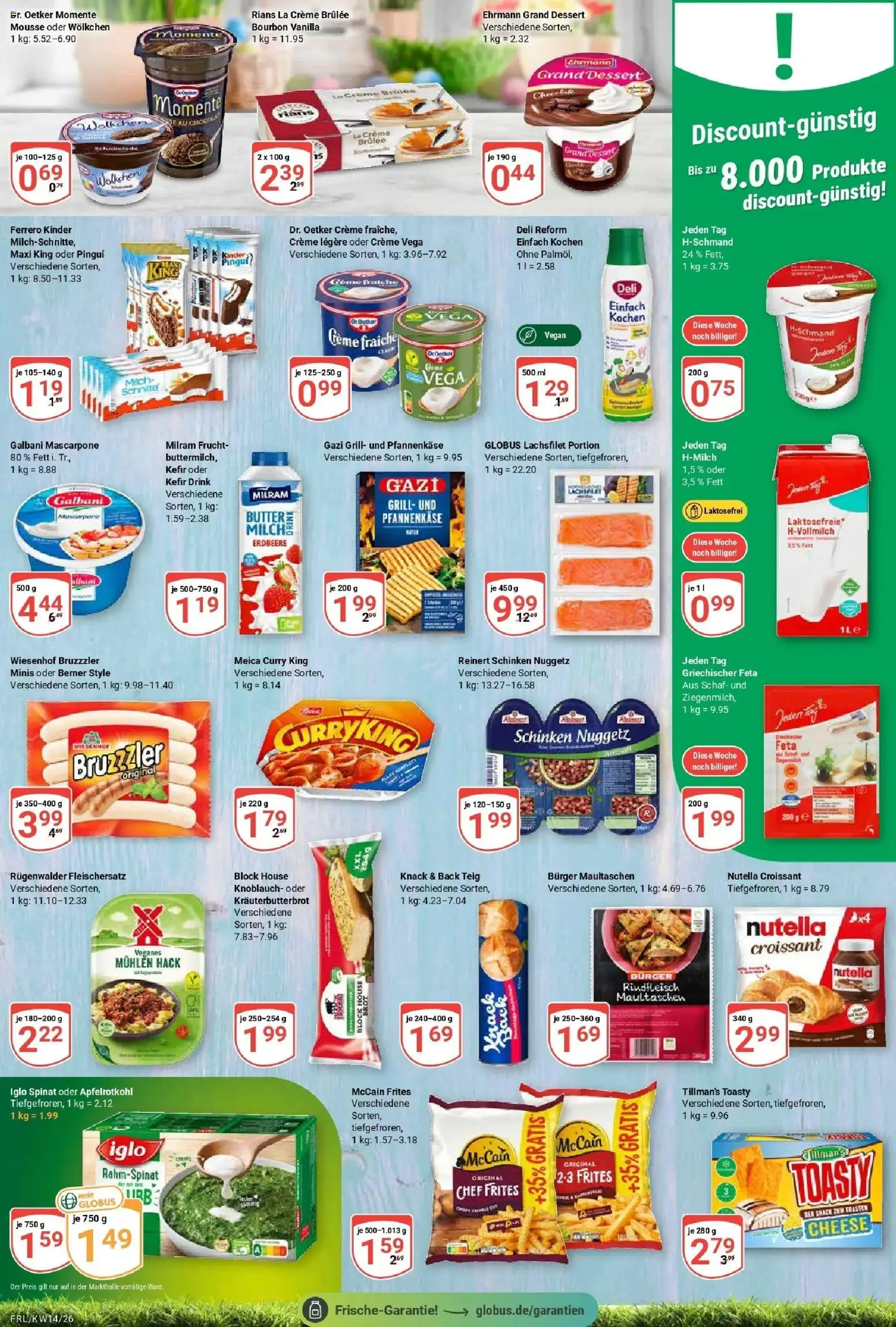 Globus prospekt Freilassing	 – gültig ab 30.03.2026 | Seite: 14 | Produkte: Grill, Butter, McCain, Bourbon
