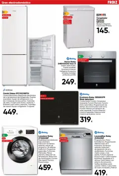 Vista previa Froiz - Folleto Hiper válido desde el 25.02.2026 | Página: 4 | Productos: Congelador, Lavadora, Parrilla, Galette de chaise