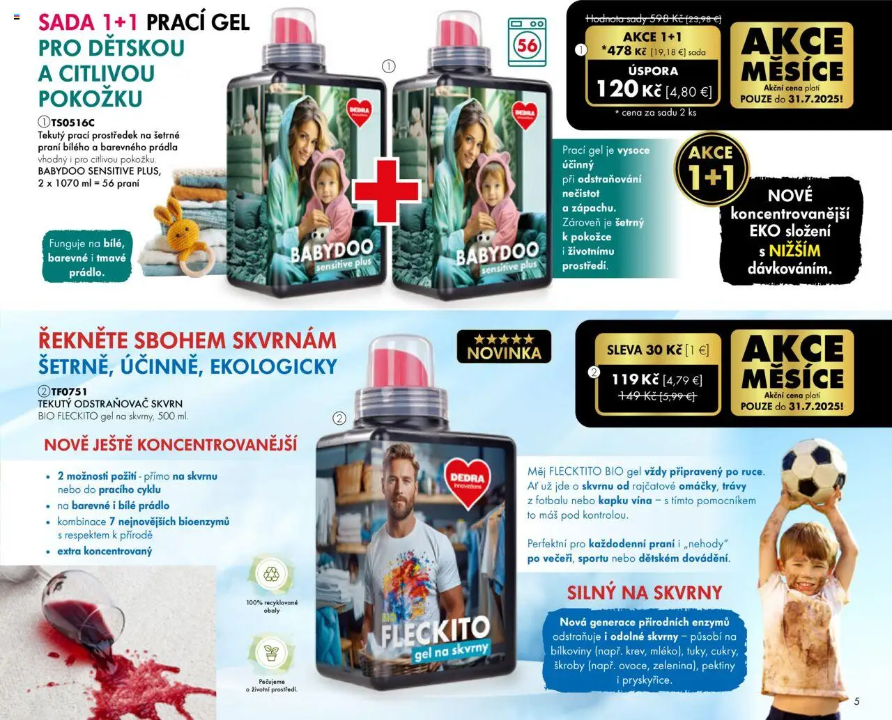 Dedra Katalog 7 2025 │ platný od 20.06.2025 | Strana: 5 | Produkty: Odstraňovač škvŕn