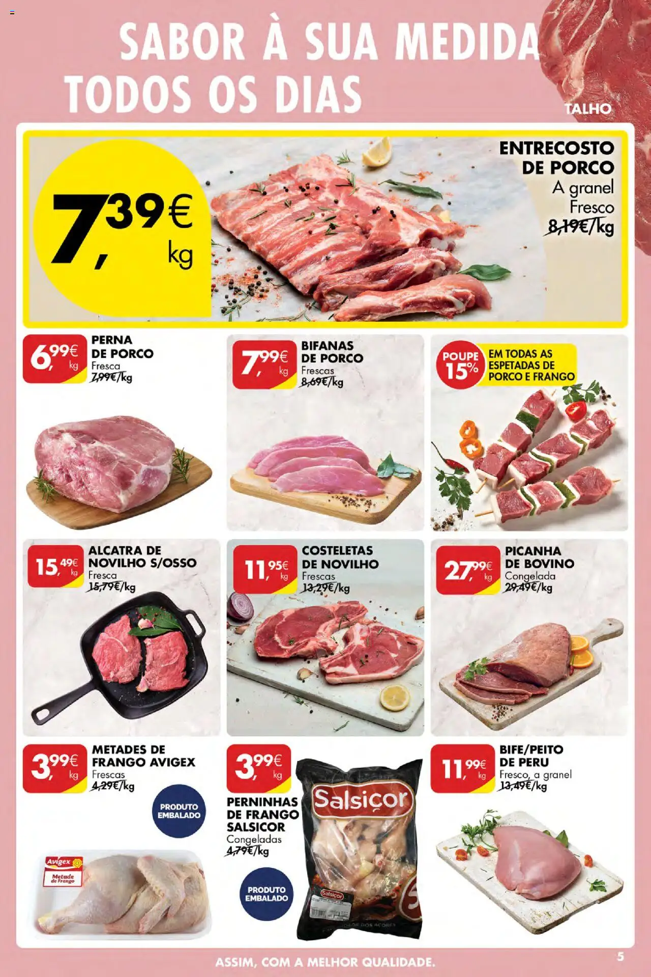 Pingo Doce Poupe Esta Semana Açores │ válido de 07.08.2025 | Página: 5 | Produtos: Frango, Peru