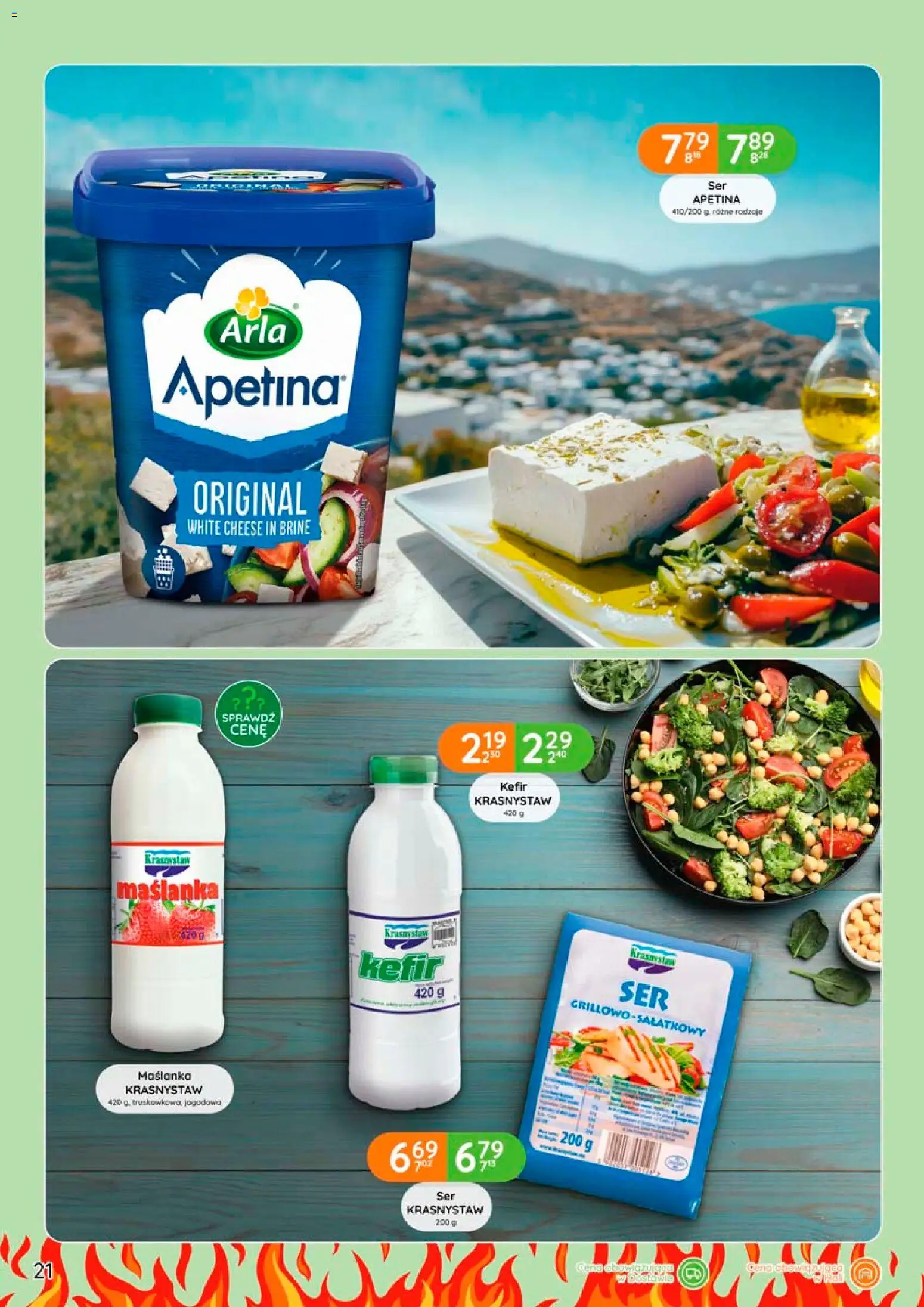 Eurocash gazetka - Grill od 09.04.2026 | Strona: 21 | Produkty: Kefir, Maślanka