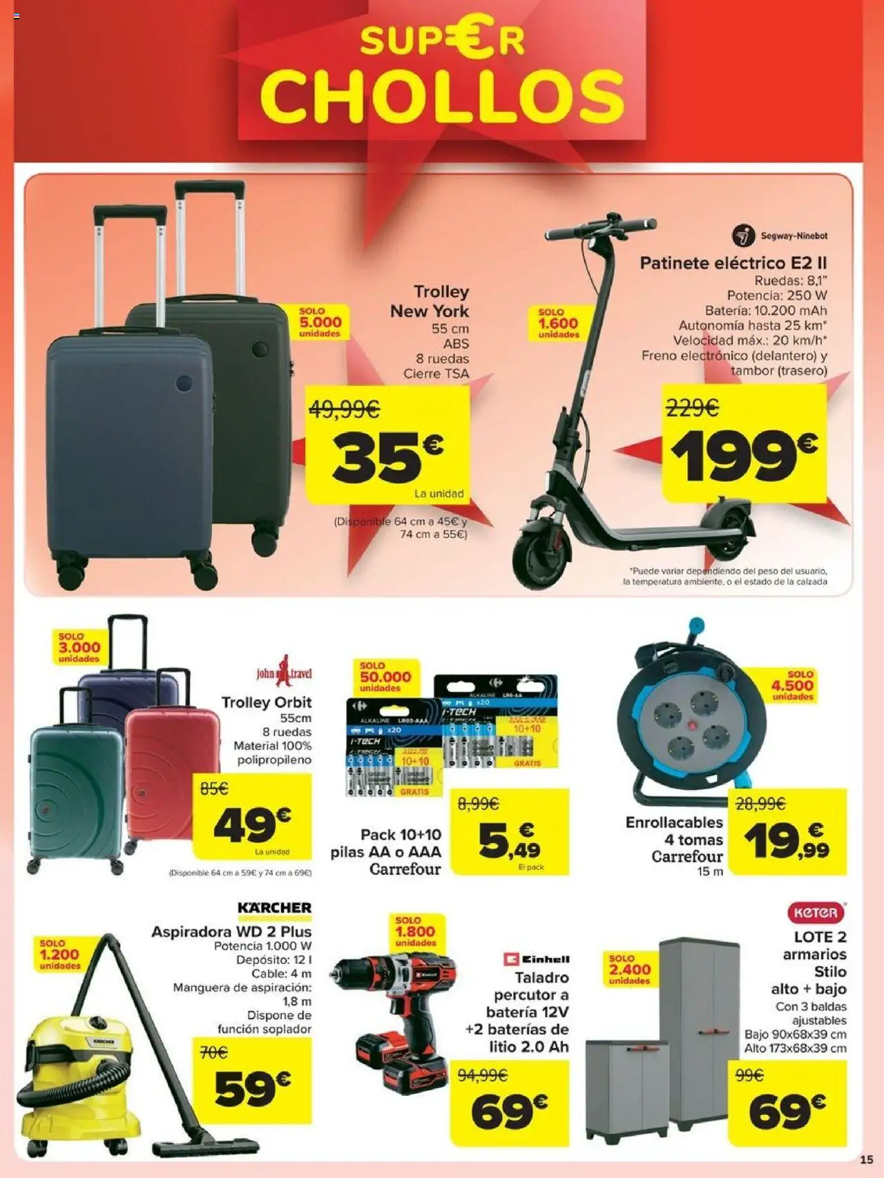 Carrefour - Chollos │ válido desde el 19.09.2025 | Página: 15 | Productos: Manguera, Κοσμήματα, Ελιές, Batería