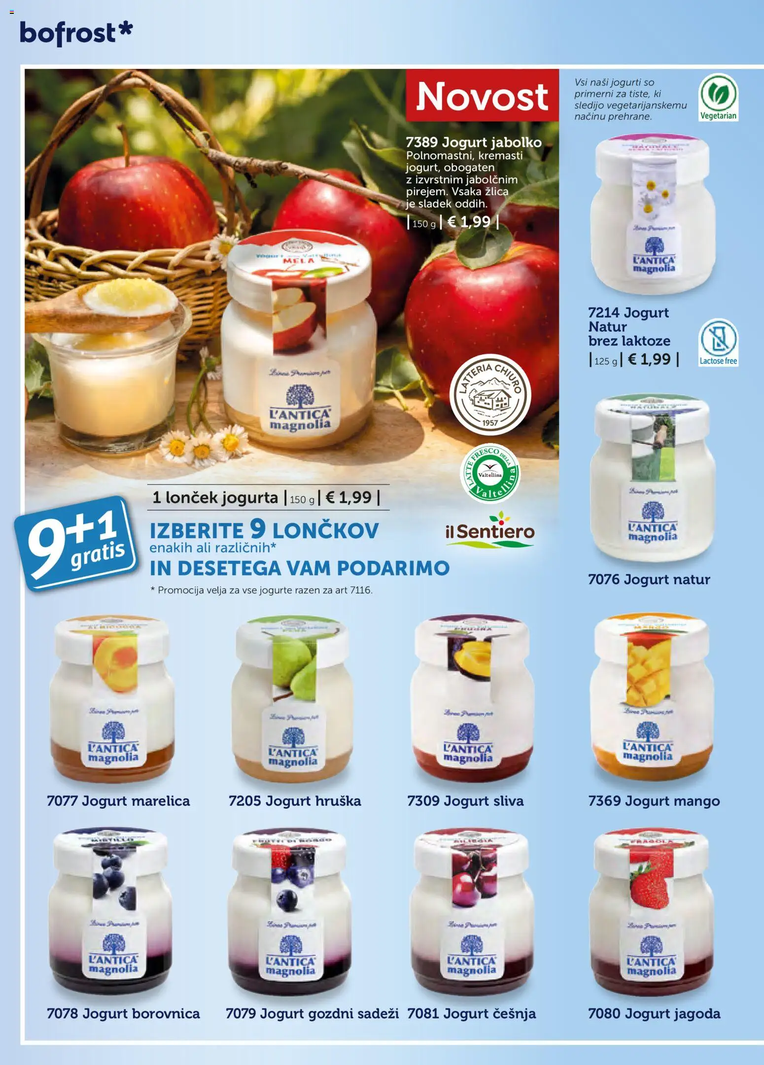 Novi Bofrost katalog ponudbe – veljaven od 01.11.2025 | Stran: 50 | Izdelki: Hruska, Žlica, Jogurt, Mango