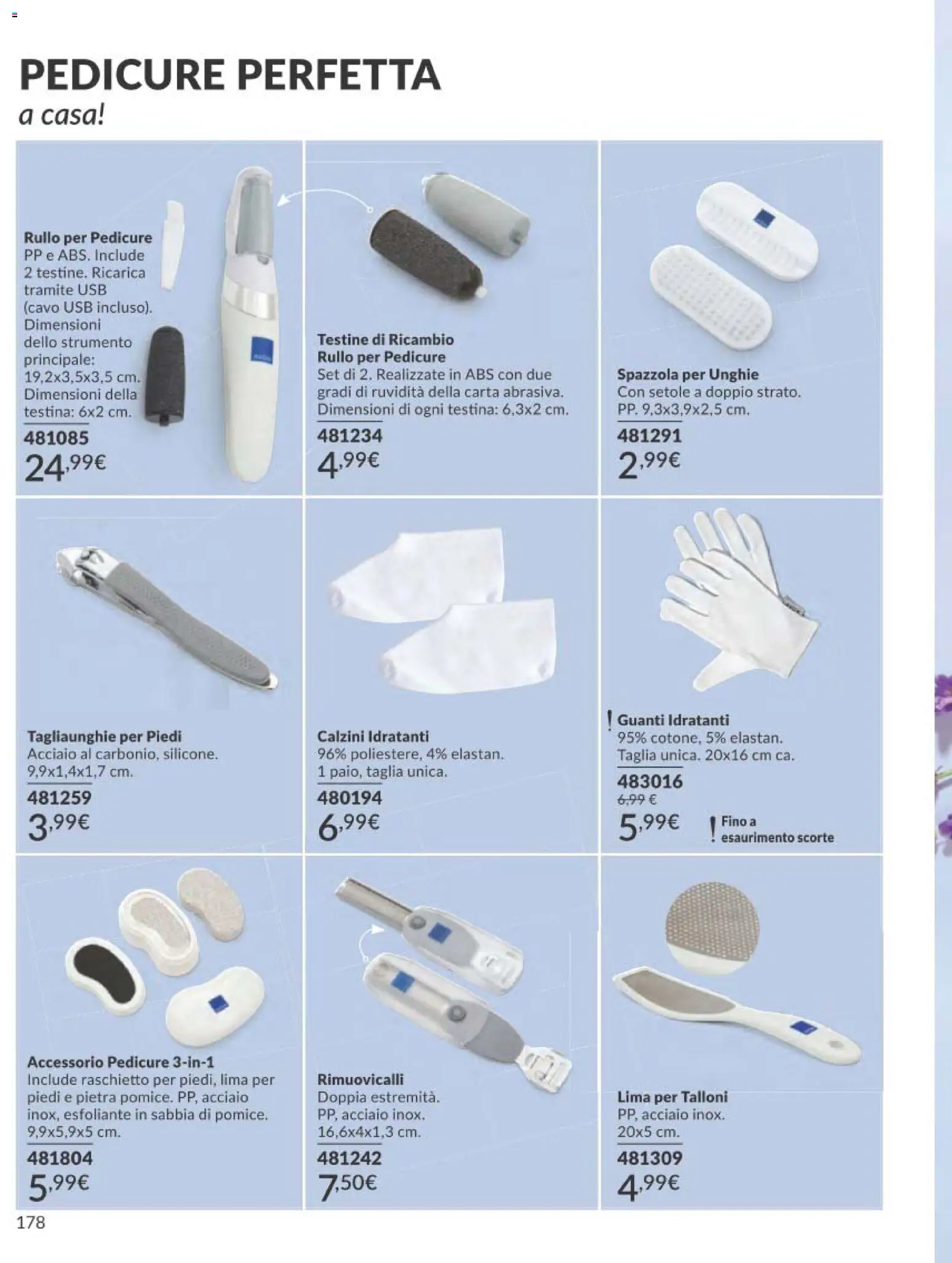 Volantino Avon del 31.12.2025 | Pagina: 178 | Prodotti: Spazzola, Rullo, Lima, USB