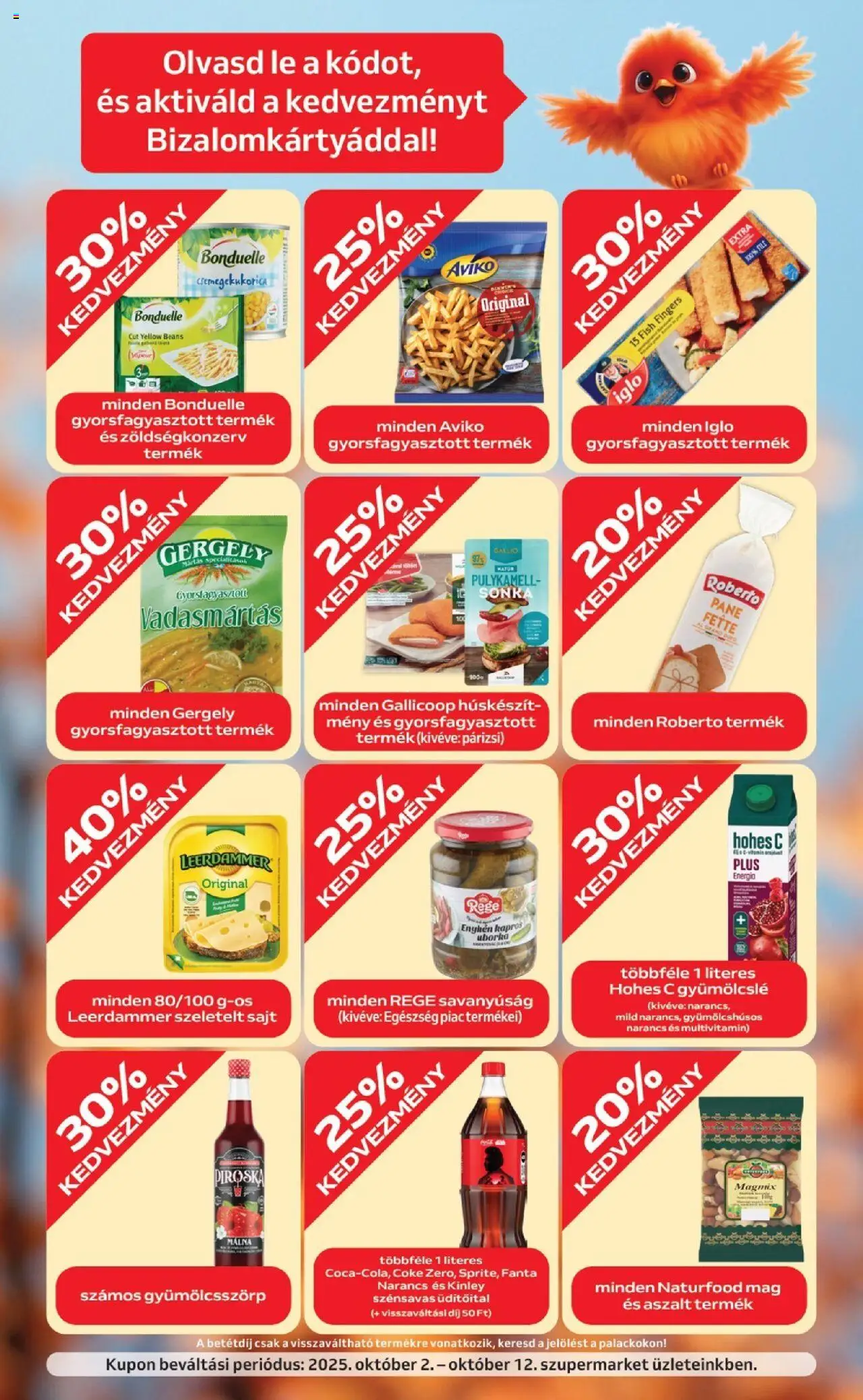 Auchan akciós ujság - amely érvényes a következő dátumtól: 02.10.2025 | Oldal: 8 | Termékek: Málna, Csemegekukorica, Fanta, Multivitamin
