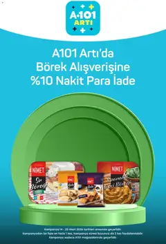 14.03.2026 tarihinden itibaren geçerli olan A101 kataloğu önizlemesi | Sayfa: 2 | Ürünler: Ispanak, Tepsi