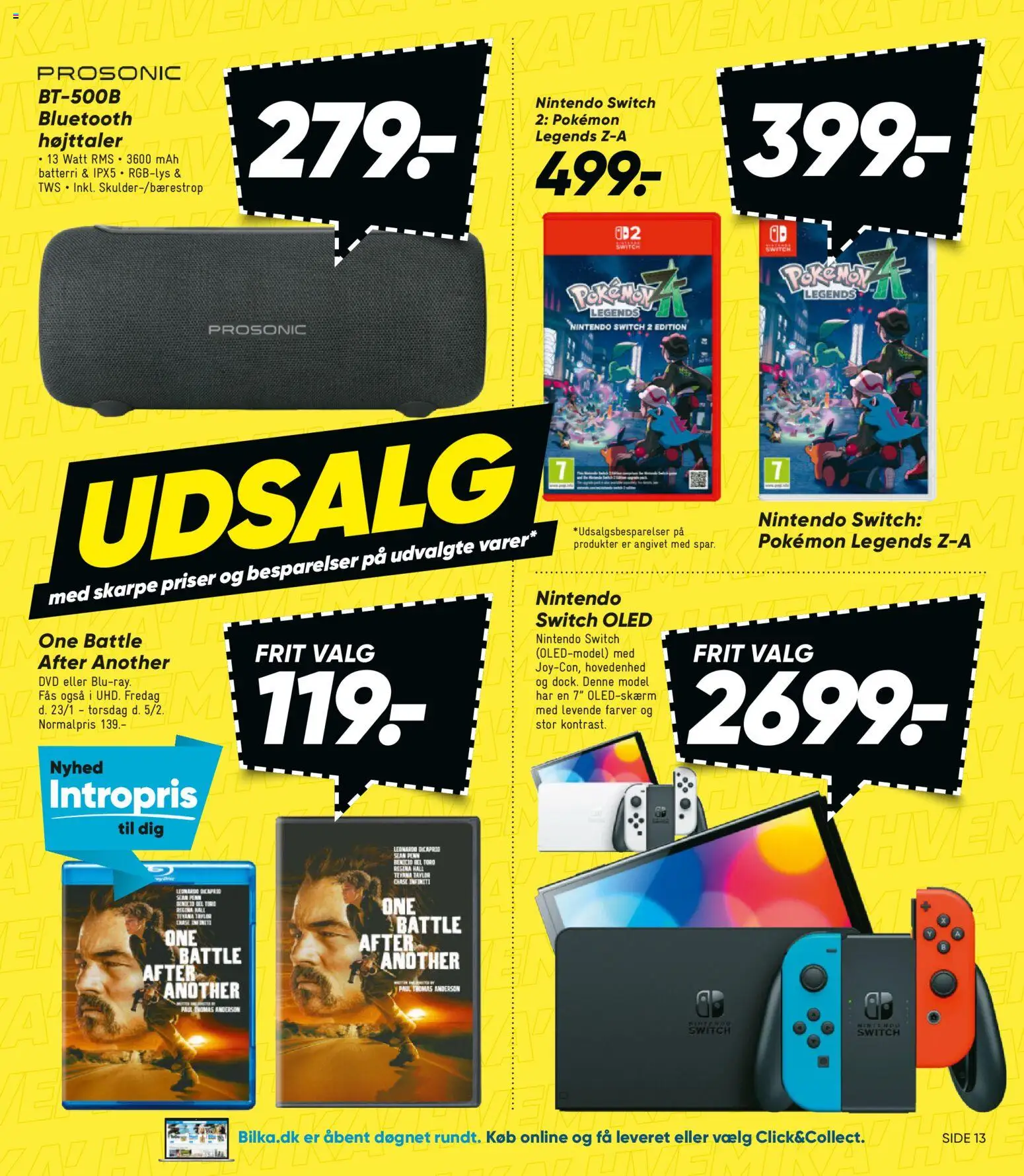 Bilka tilbudsavis – gyldig fra 23.01.2026 | Side: 14 | Produkter: Nintendo Switch, Højttaler