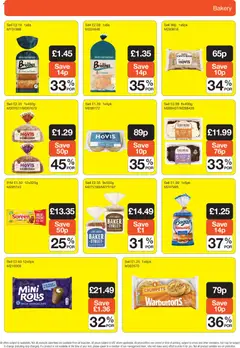 Preview of Booker Wholesale - National Promotions valid from 05.11.2025 | Page: 9 | Products: Chocolate, Carrot, Fudge, Bakery