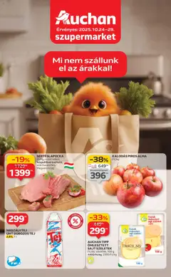 Auchan - Akciós újság Szupermarket - amely érvényes a következő dátumtól: 24.10.2025