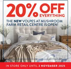 Volpes specials catalogue – valid from 30.10.2025