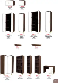 Pogląd oferty "Bodzio Katalog" - ważna od 01.10.2025 | Strona: 49 | Produkty: Szafa, Biurko, Szafa Narożna, Regał