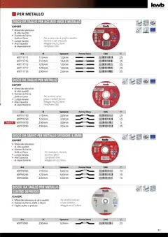 Anteprima del volantino Einhell Elettroutensili catalogo valido a partire dal 10.10.2025 | Pagina: 83 | Prodotti: Disco