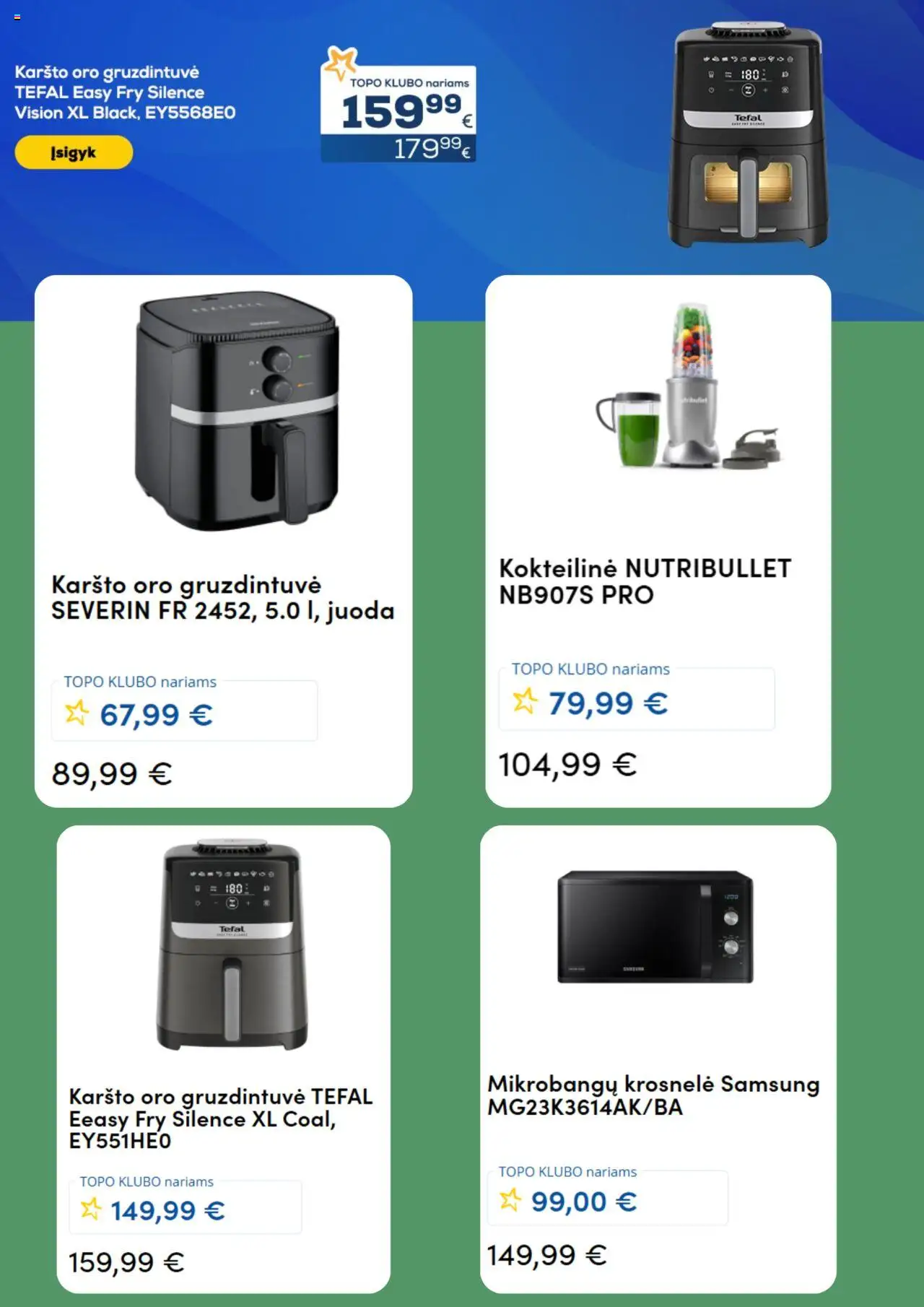 TOPOcentras leidinys│galioja nuo 12.05.2025 | Puslapis: 7 | Prekių: Mikrobangų krosnelė