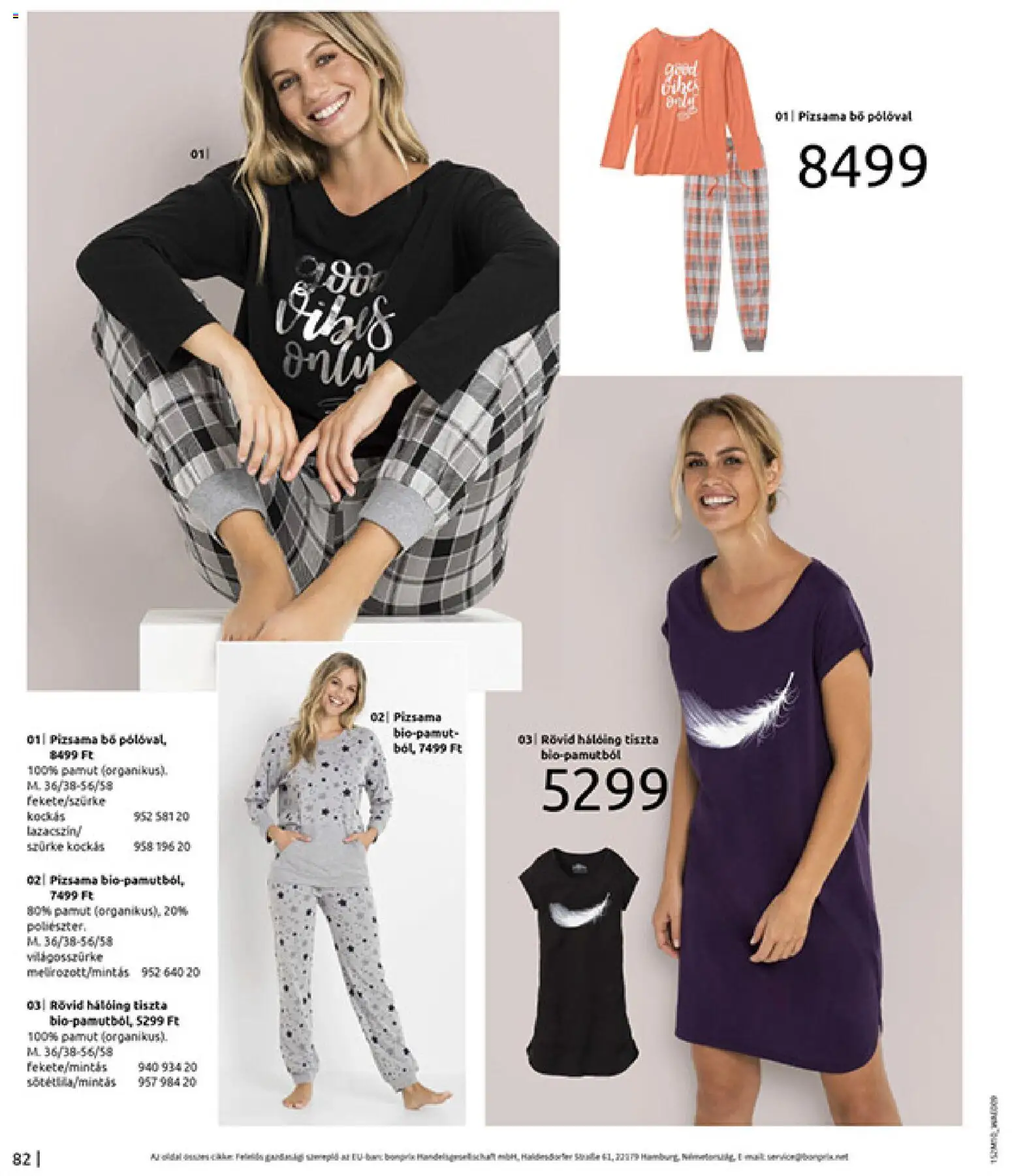 Bonprix akciós ujság - amely érvényes a következő dátumtól: 24.11.2025 | Oldal: 84 | Termékek: Pizsama