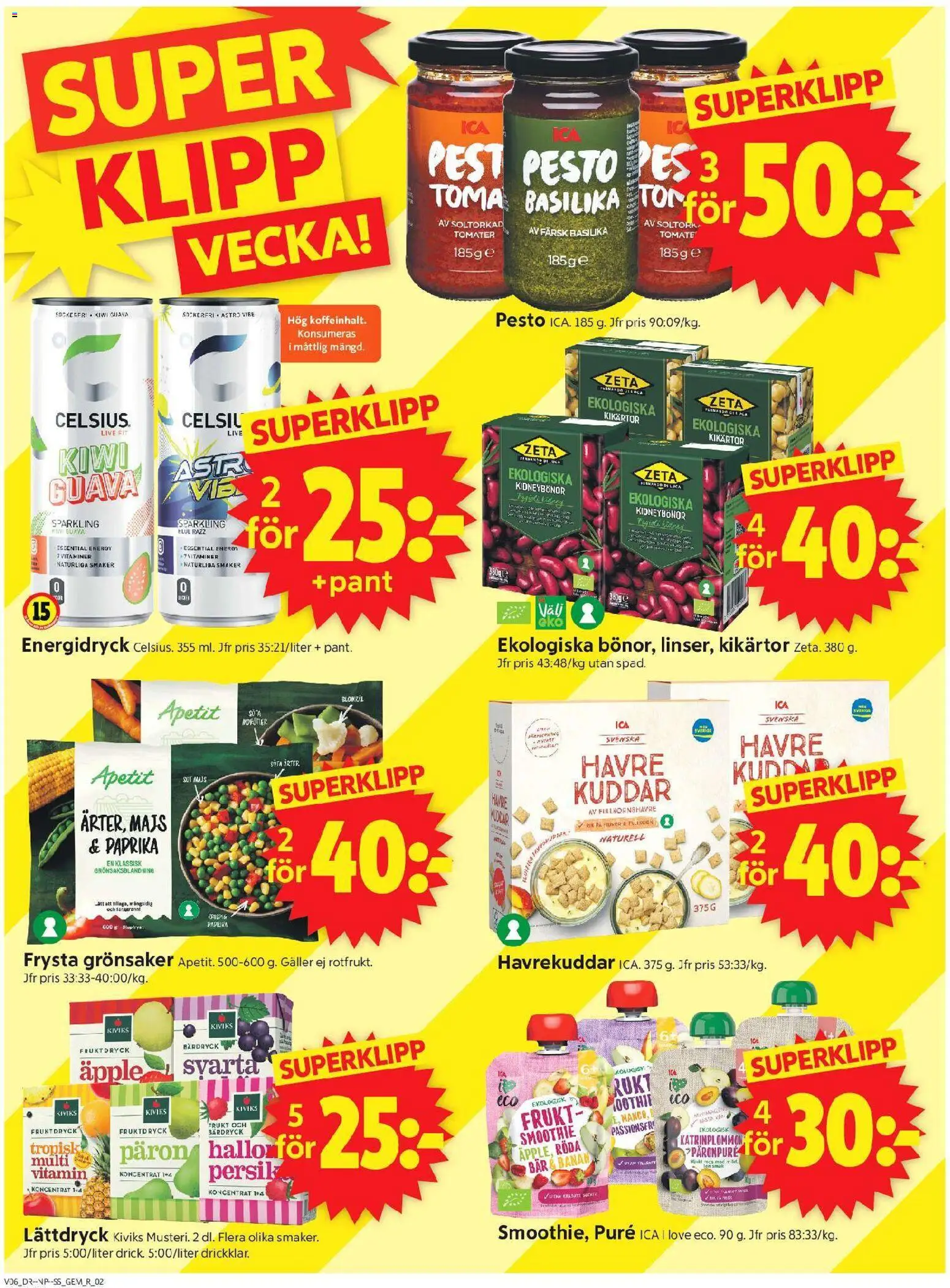 ICA Supermarket reklamblad aktuell från 02.02.2026 | Sida: 2 | Produkter: Gem, Kidneybönor, Galler, Tomater