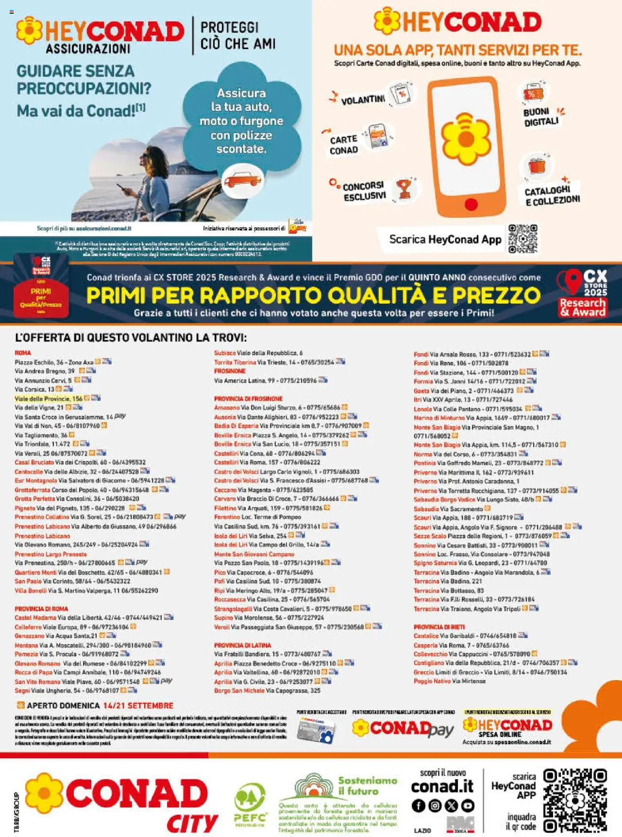 Volantino Conad del 10.09.2025 | Pagina: 16 | Prodotti: Acqua