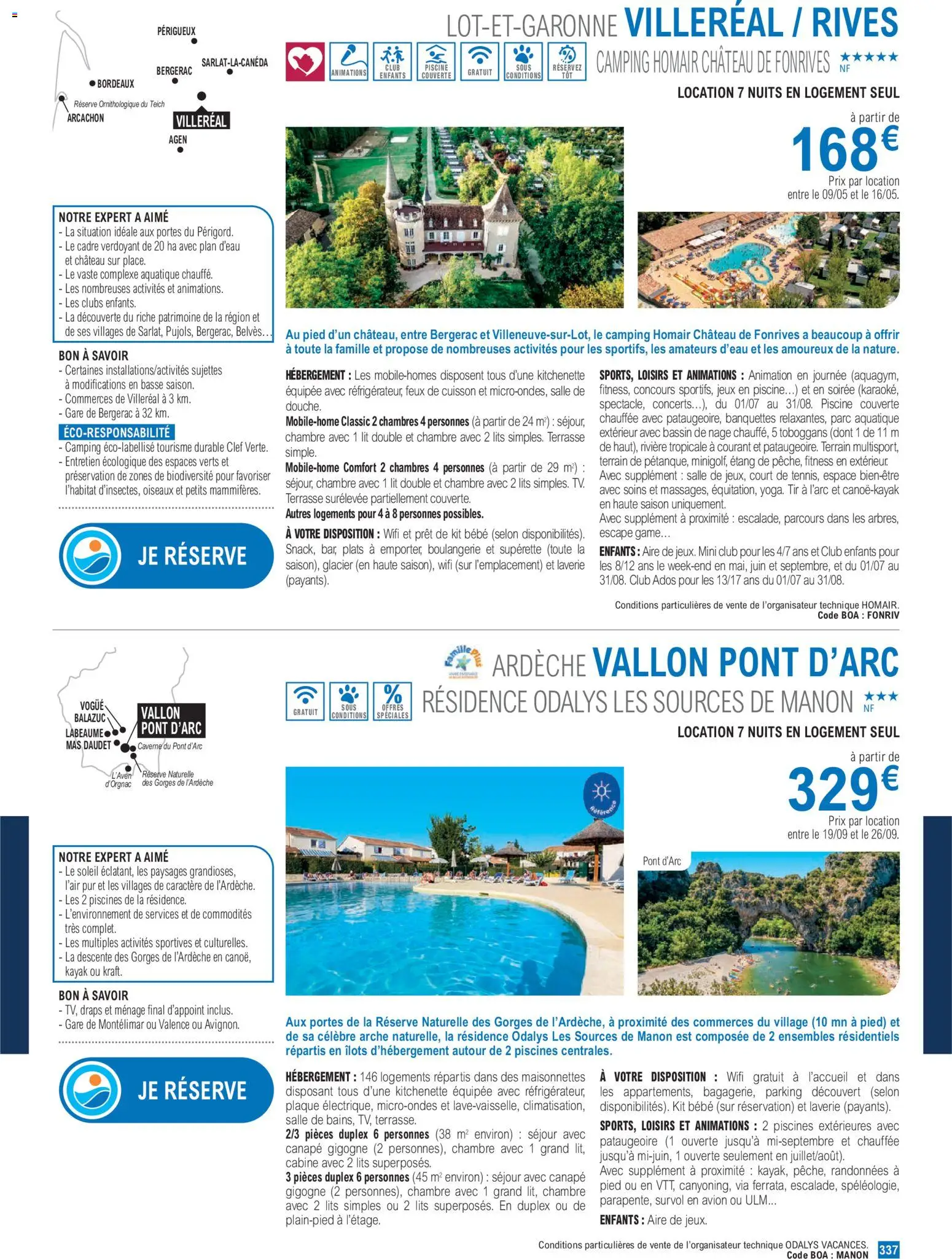 {H1} | Page: 337 | Produits: Kayak, Lit, Canapé, Portes