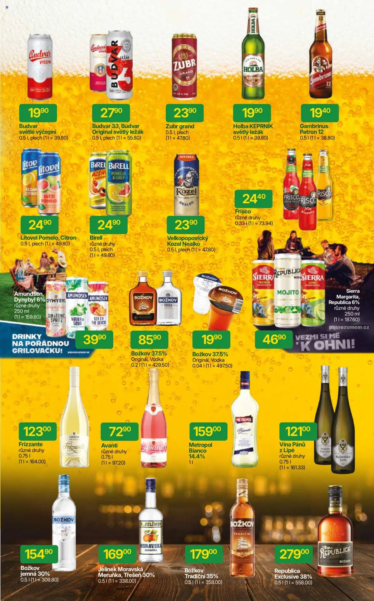 Hruška katalog od 06.08.2025 | Strana: 13 | Produkty: Vodka Božkov, Pomelo, Citron, Božkov