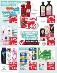 Prípravok na čistenie pleti alebo Odličovač očí, rôzne druhy 125 - 200 ml │ platný od 21.08.2025 | Strana: 52 | Produkty: Šampón, Toaletný papier, Odličovač, Zubná pasta