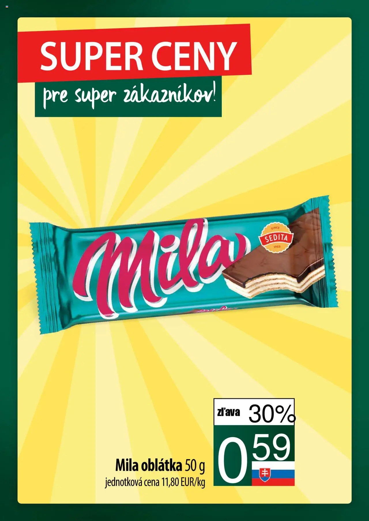 Nové COOP Jednota akcie – leták je platný od 11.09.2025 | Strana: 42 | Produkty: Mila