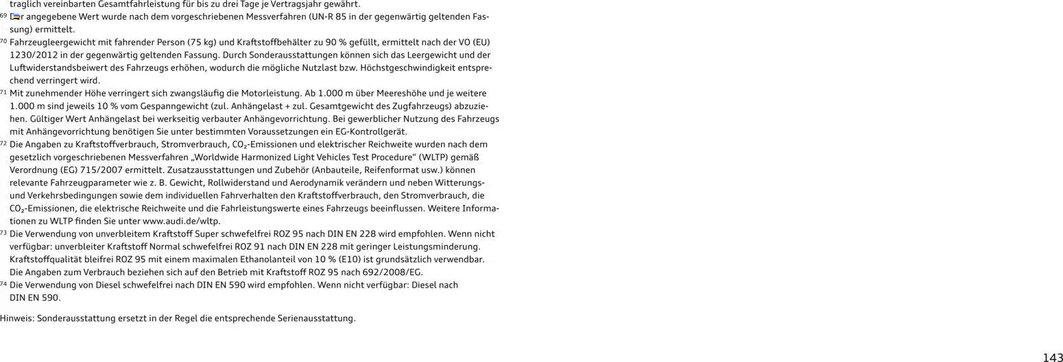 Audi Q3 – gültig ab 29.01.2026 | Seite: 143