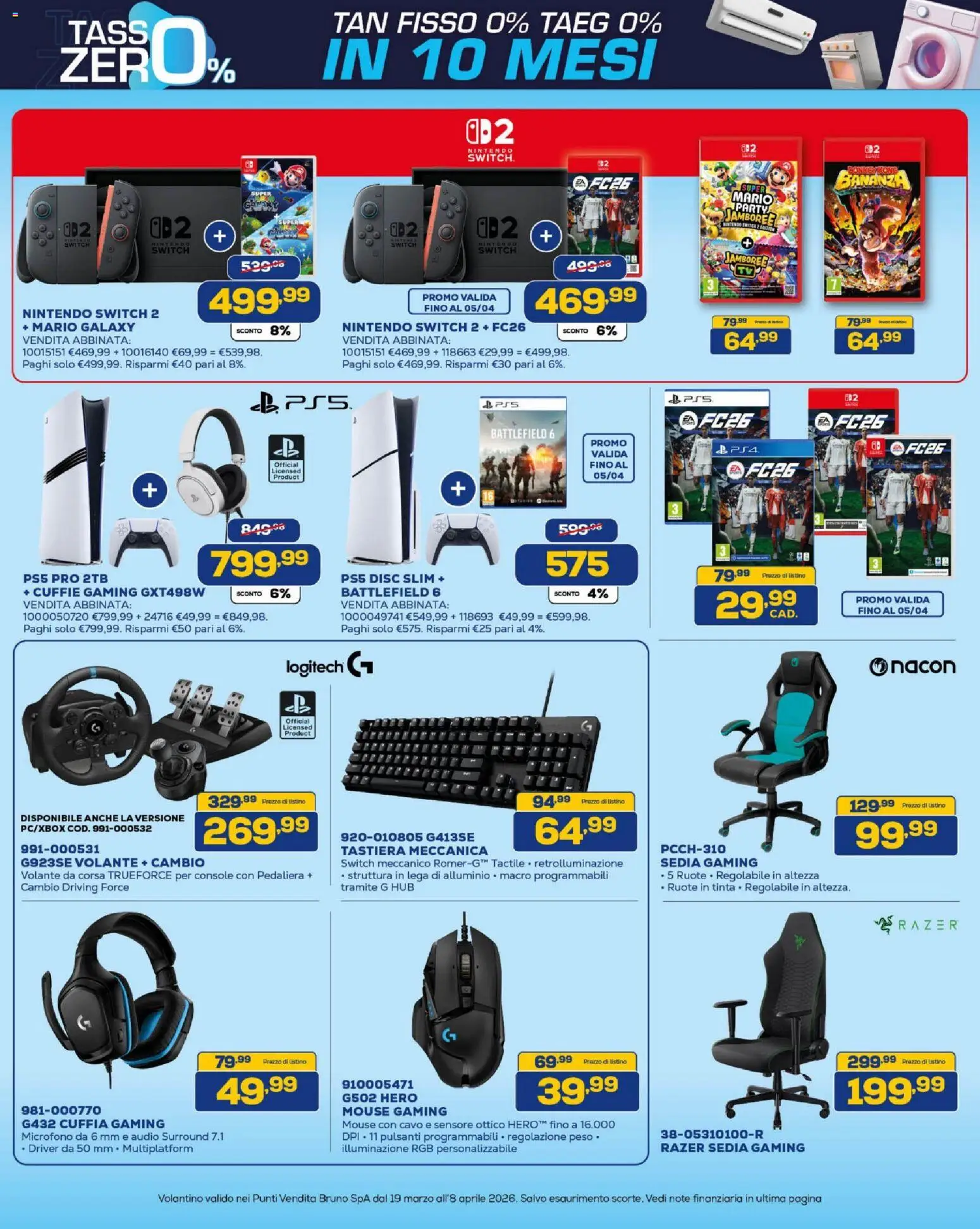 Volantino BRUNO del 19.03.2026 | Pagina: 15 | Prodotti: Mouse, Audio, Cavo, Alluminio