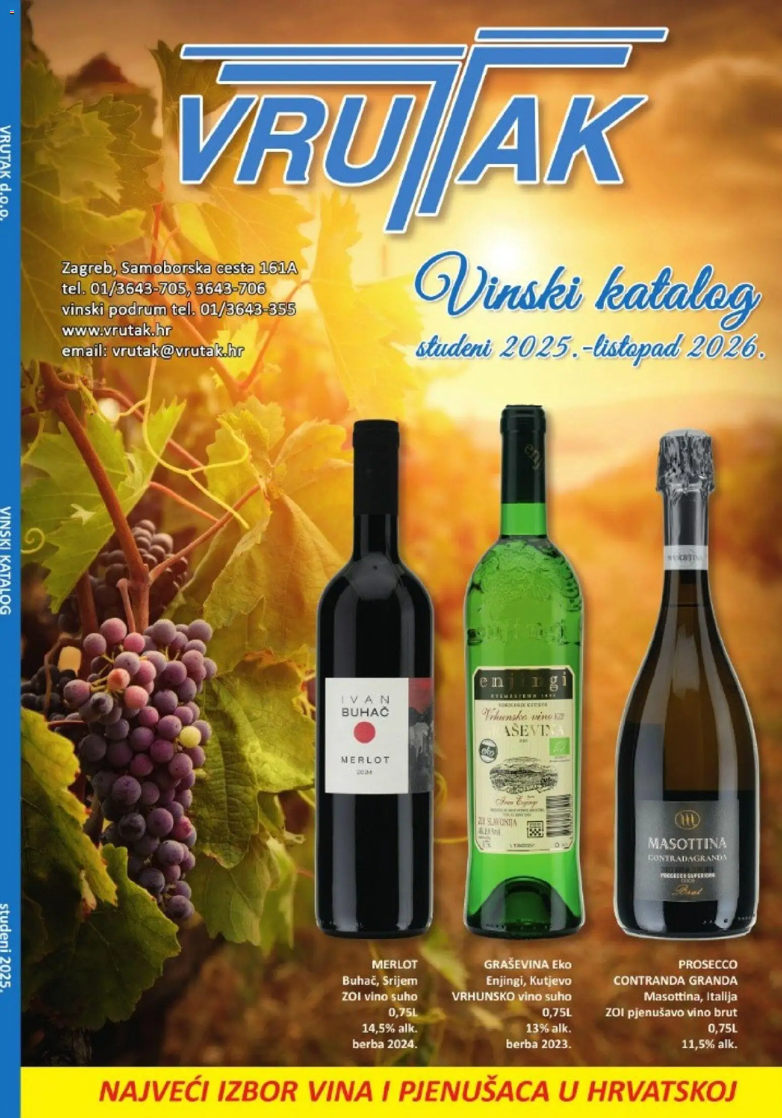 Vrutak katalog | vrijedi od 01.11.2025 | Stranica: 1 | Proizvodi: Prosecco, Vino