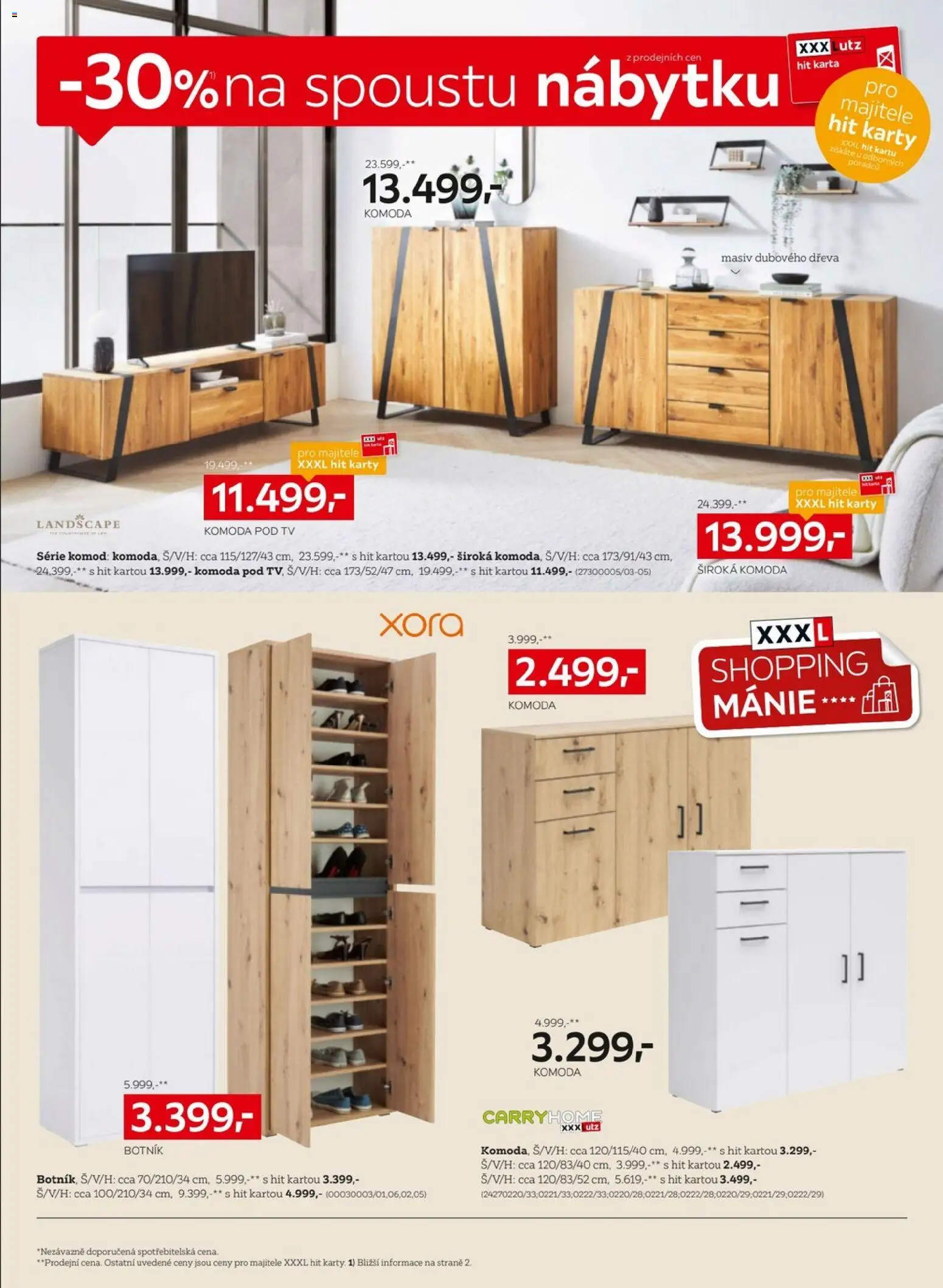 XXXLutz leták od 20.04.2026 | Strana: 10 | Produkty: Tv, Komoda, Karty, Botník