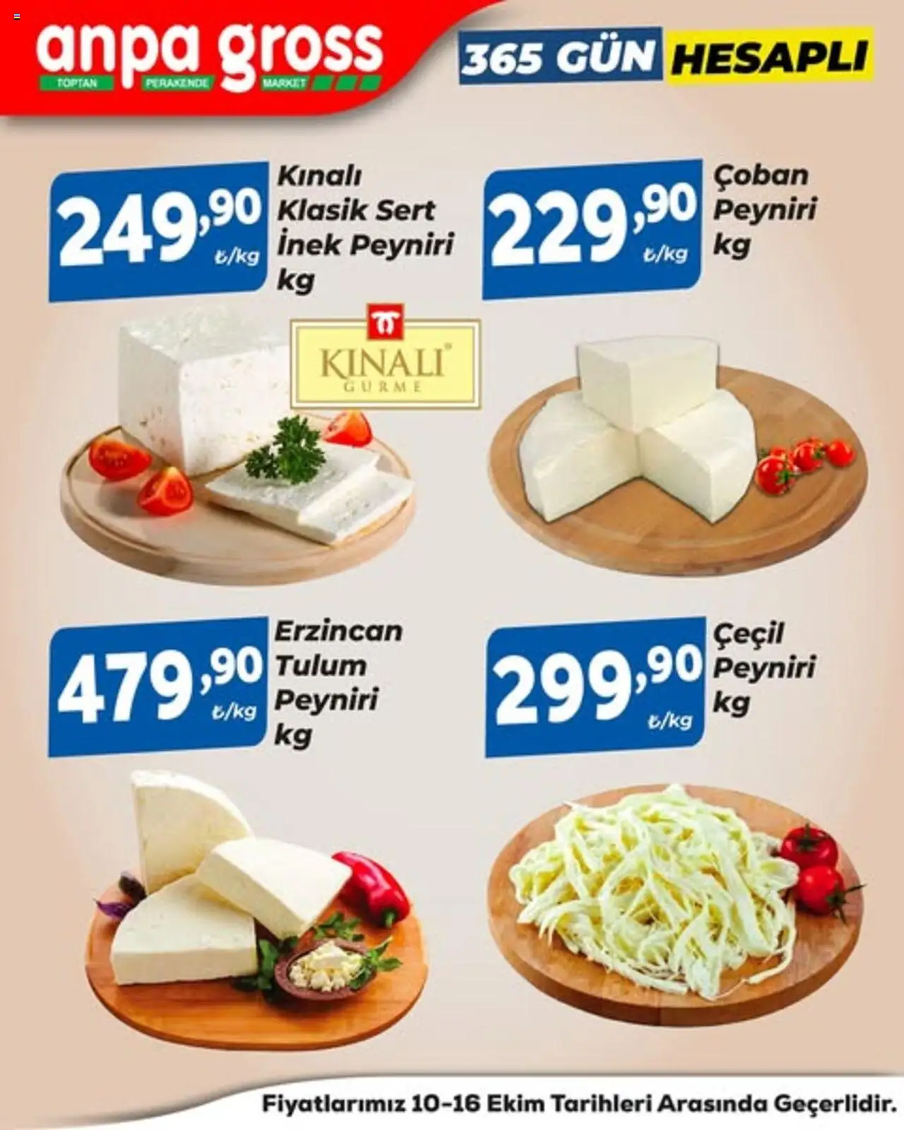 Anpa Gross Katalog - 10.10.2025 tarihinden itibaren geçerlidir | Sayfa: 1 | Ürünler: Tulum
