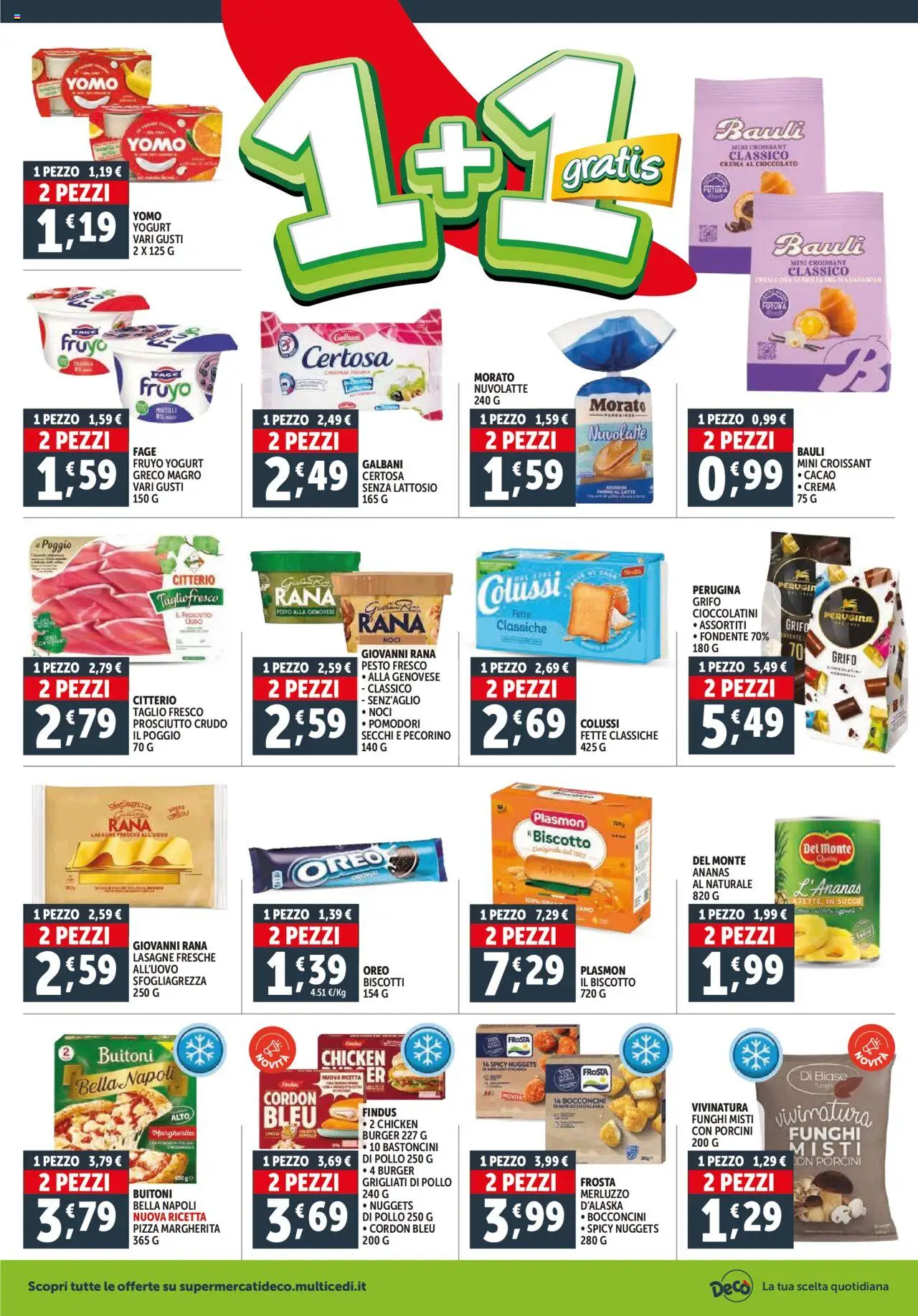 Volantino Decò del 16.10.2025 | Pagina: 2 | Prodotti: Succo, Pollo, Noci, Croissant